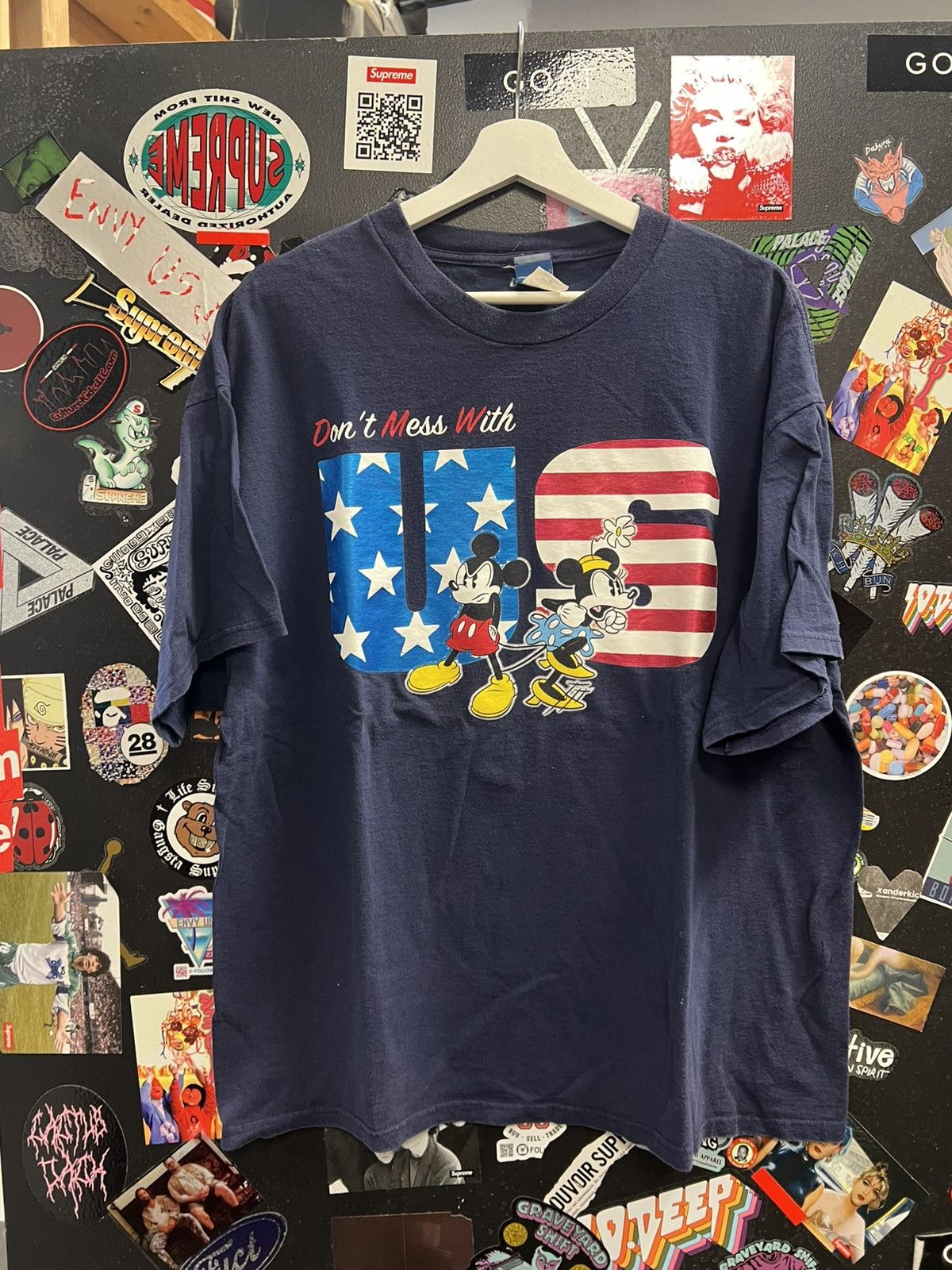 Disney Vintage Disney Don’t Mess With U.S Shirt Size US XL / EU 56 / 4 - 1 Thumbnail