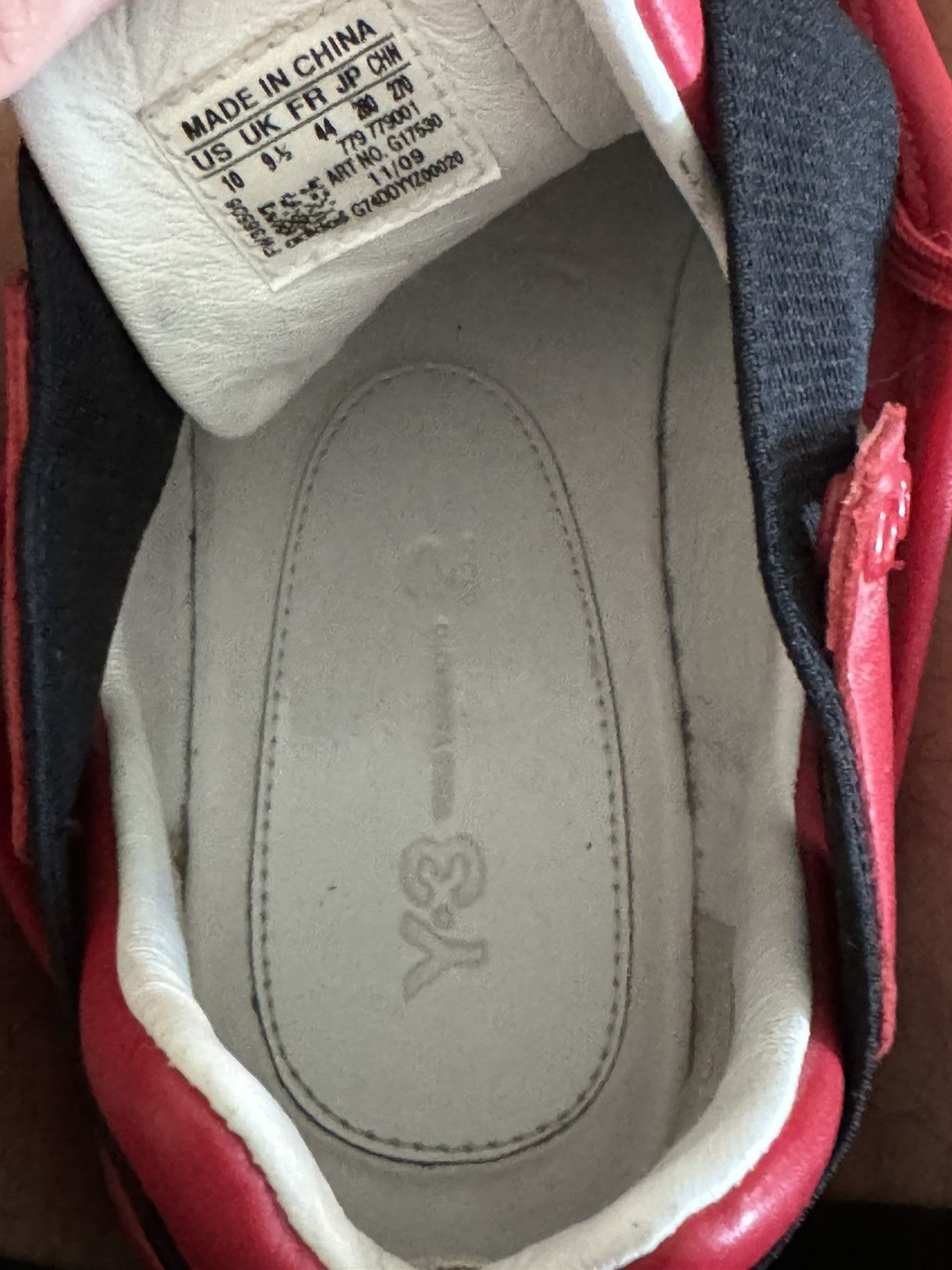 Y-3 Y-3 Red Mid Top Sneaker Size US 10 / EU 43 - 7 Thumbnail