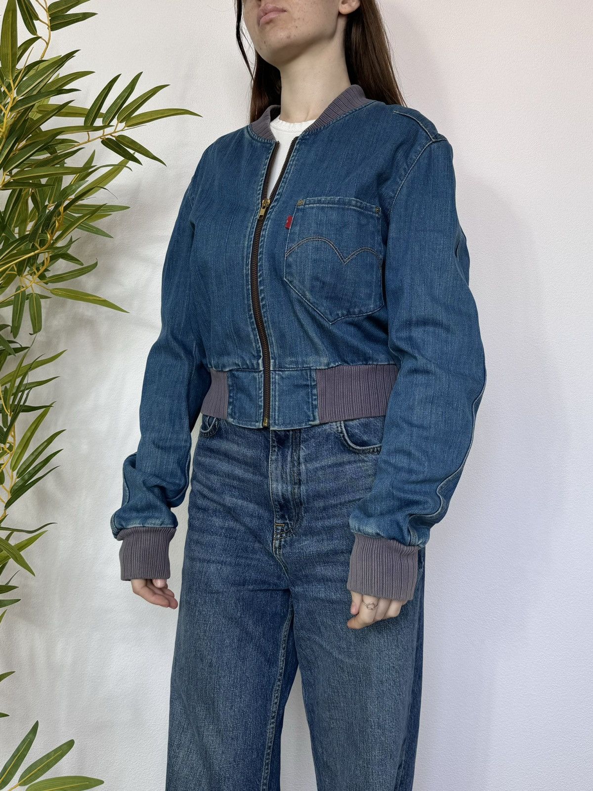 Levi's VINTAGE LEVI STRAUSS 2000s DENIM JACKET / BOMBER Size M / US 6-8 / IT 42-44 - 3 Thumbnail