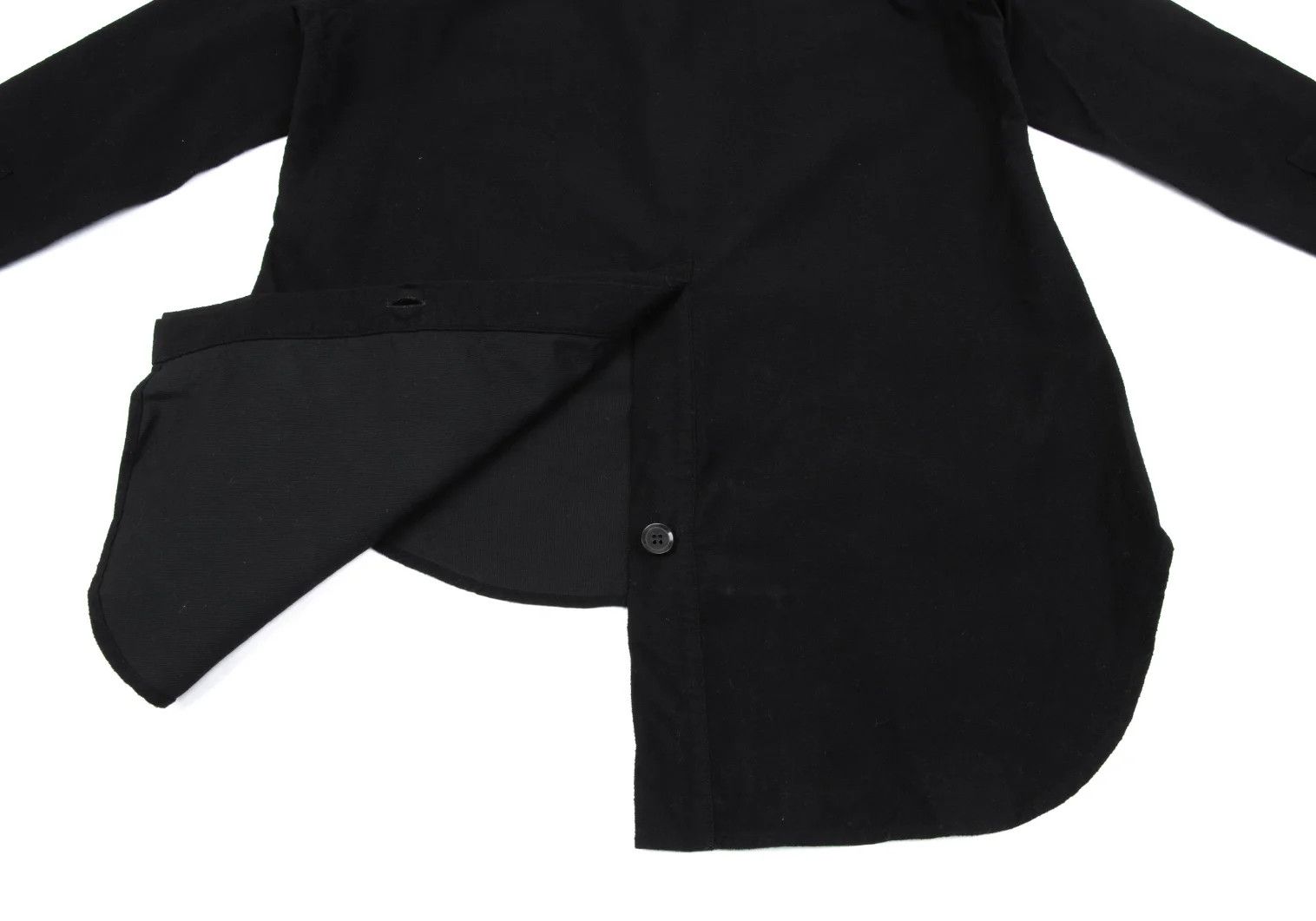 Jean Paul Gaultier Cotton Back Long Shirt in Black, Size 3 Size US L / EU 52-54 / 3 - 13 Thumbnail