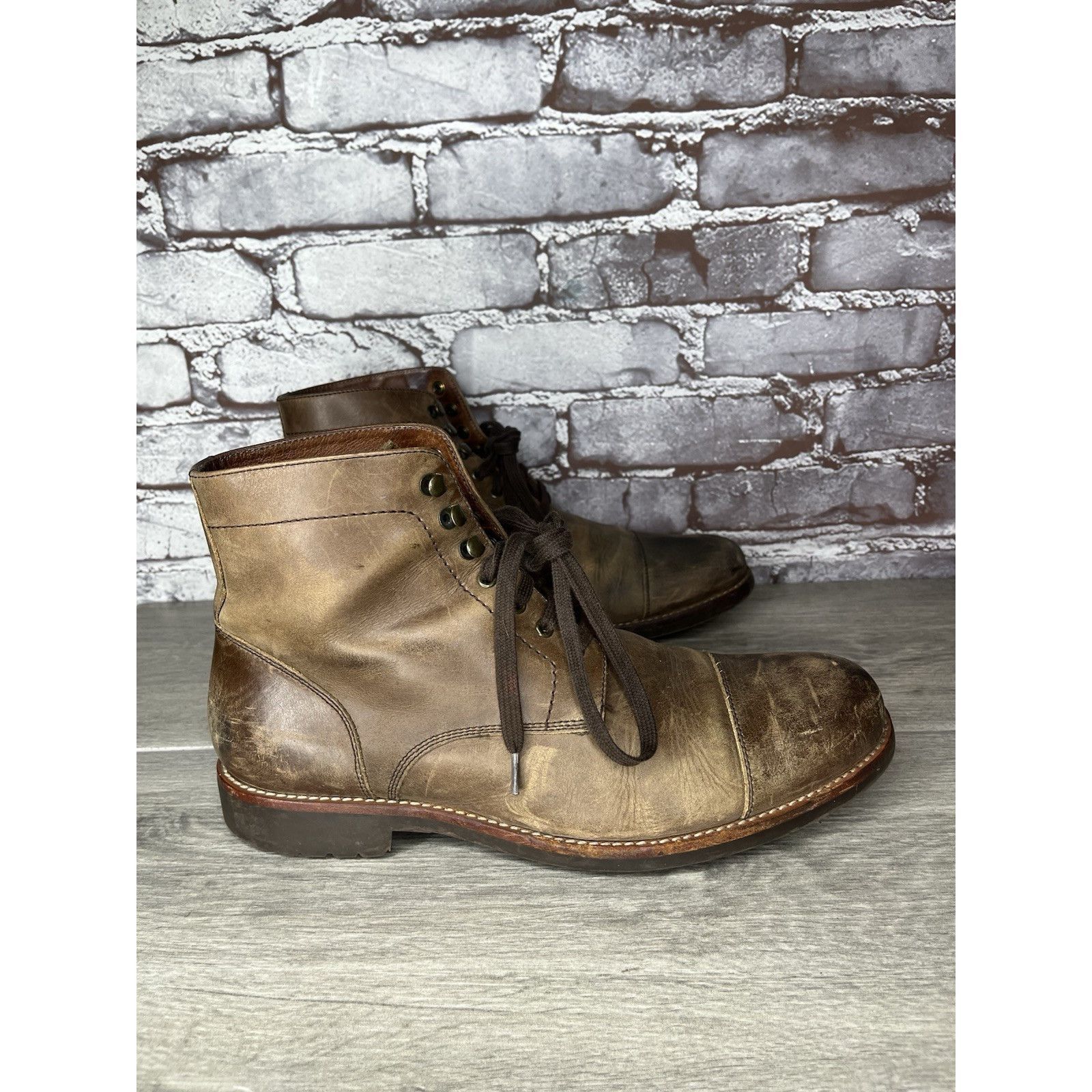 Warfield & Grand Warfield And Grand Mesa Brown Leather Lace Up Chukka Boots M Size US 8.5 / EU 41-42 - 6 Thumbnail