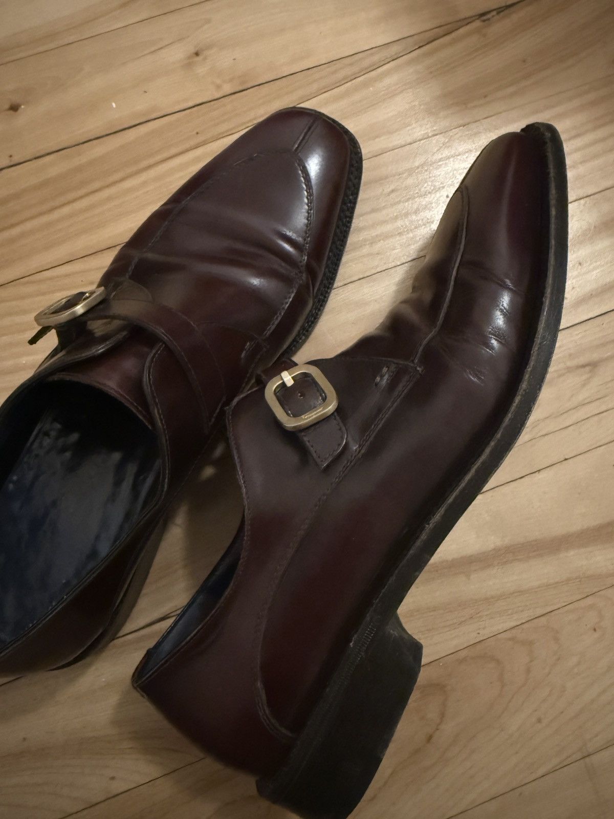 Salvatore Ferragamo Salvatore Ferragamo Single Monk Shoe Size US 9 / EU 42 - 1 Thumbnail