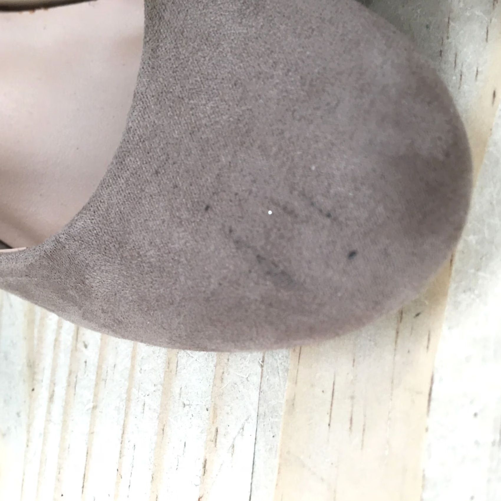 Vintage Kelly & Katie Pump Heels Womens 7 Beige Larrissa Slip On Stiletto Casual Suede Size US 7 / IT 37 - 3 Thumbnail