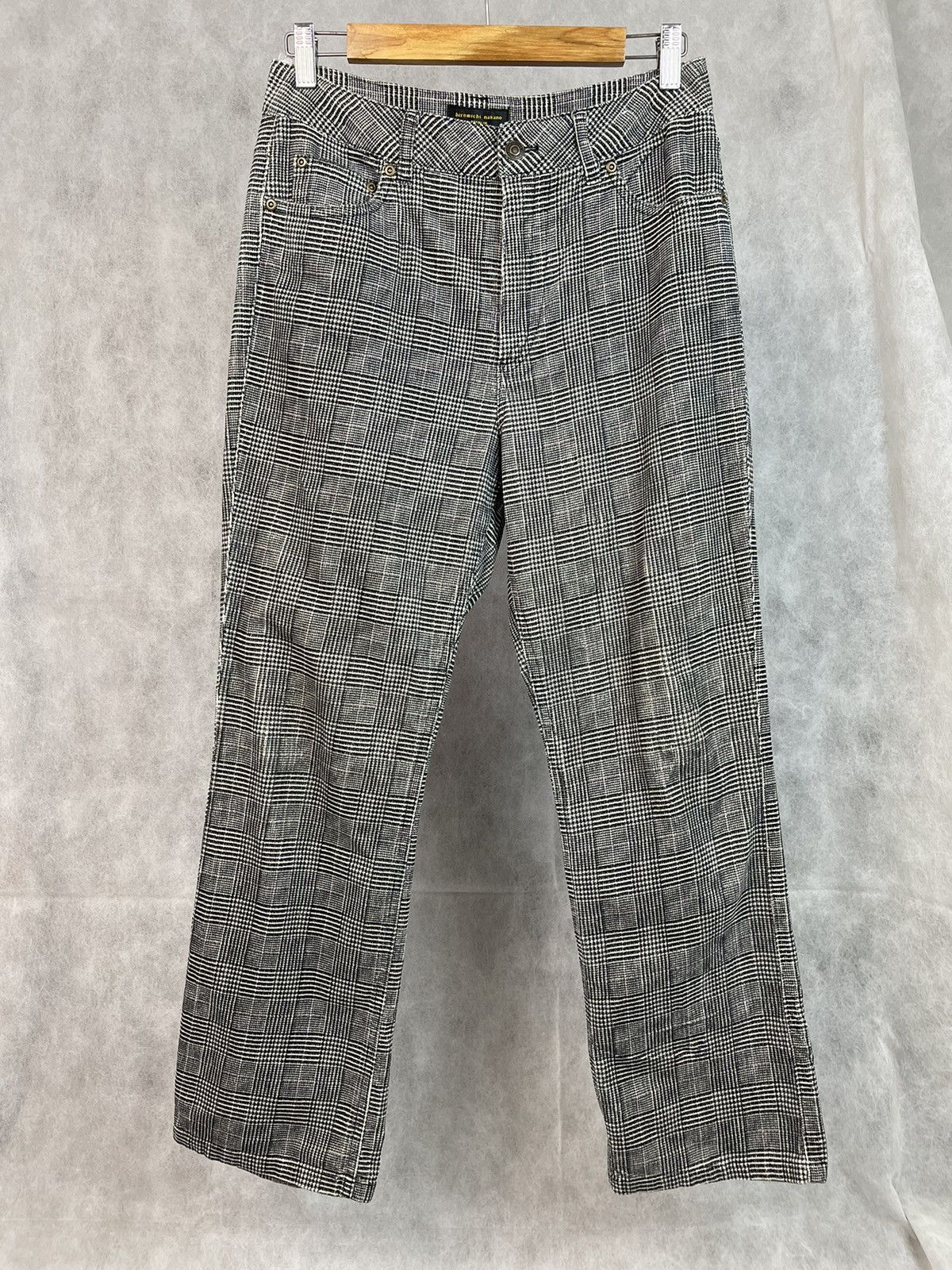 Japanese Brand Hiromichi nakano corduroy stripes trousers Size US 30 / EU 46 - 1 Thumbnail