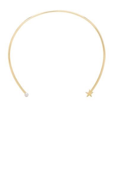 Pamela Love PAMELA LOVE Star Age Pearl Collar 10K Gold Choker Brass Size ONE SIZE - 2 Thumbnail
