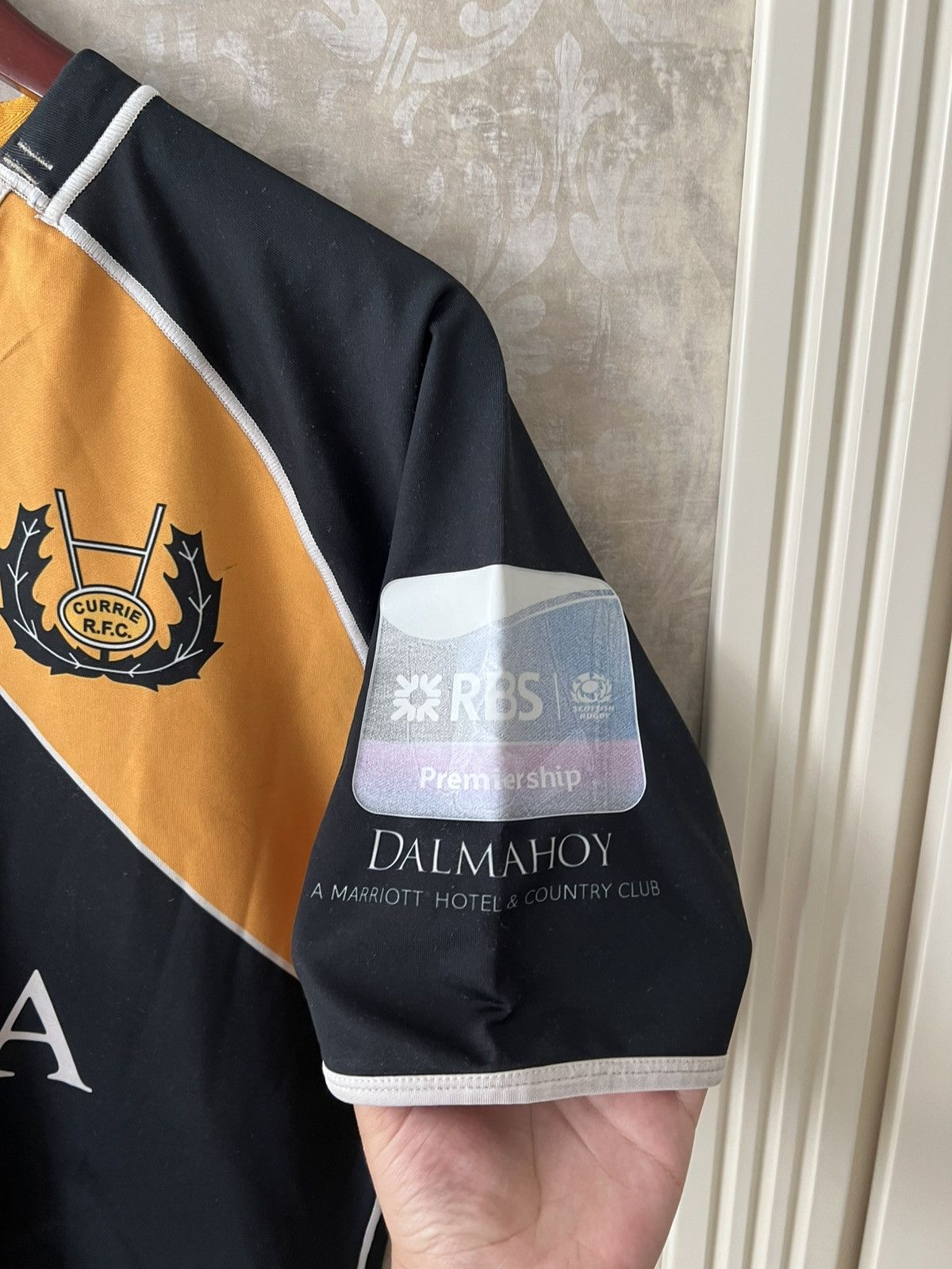 Canterbury of New Zealand Vintage Canterbury Currie RFC Rugby Jersey #20 Subway Shirt Size US L / EU 52-54 / 3 - 7 Thumbnail