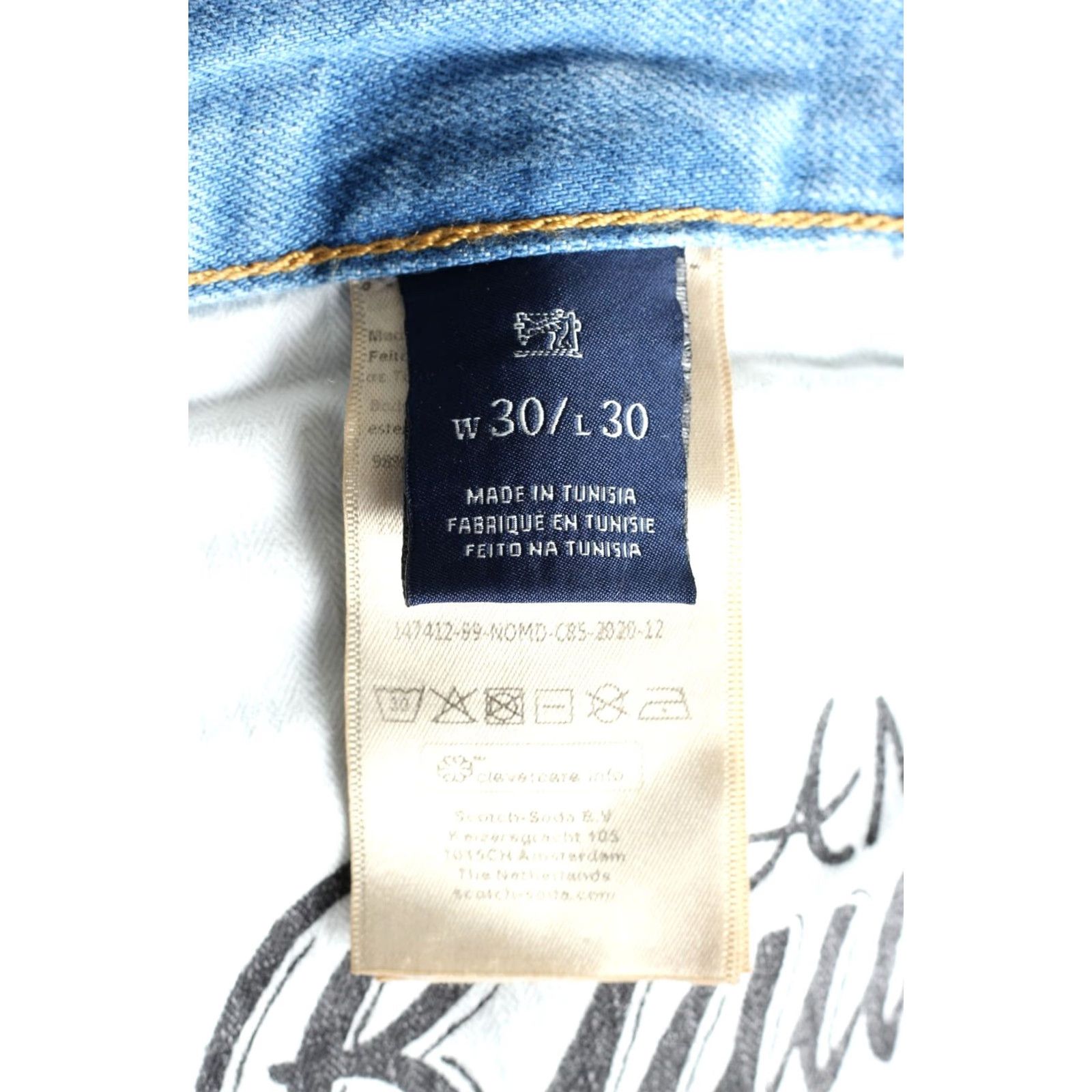 Scotch & Soda SCOTCH & SODA RALSTON Jeans Men Stretch W30 L30 DZ7247 Blue Slim 5-Pocket Denim Size US 30 / EU 46 - 7 Thumbnail