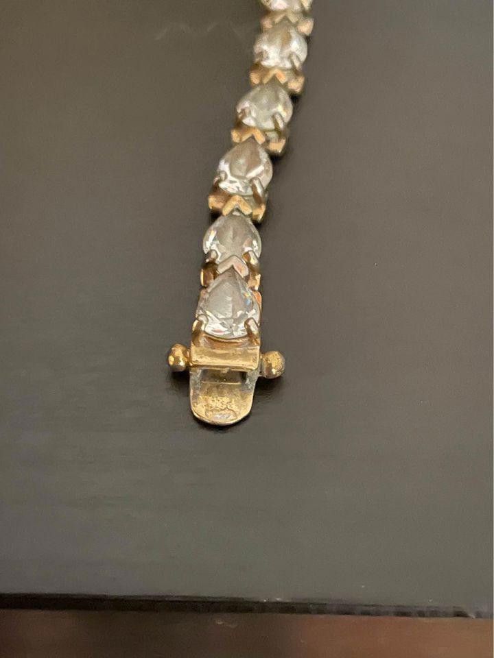 Designer Vintage 925 Teardrop Clasp Bracelet Size ONE SIZE - 7 Thumbnail