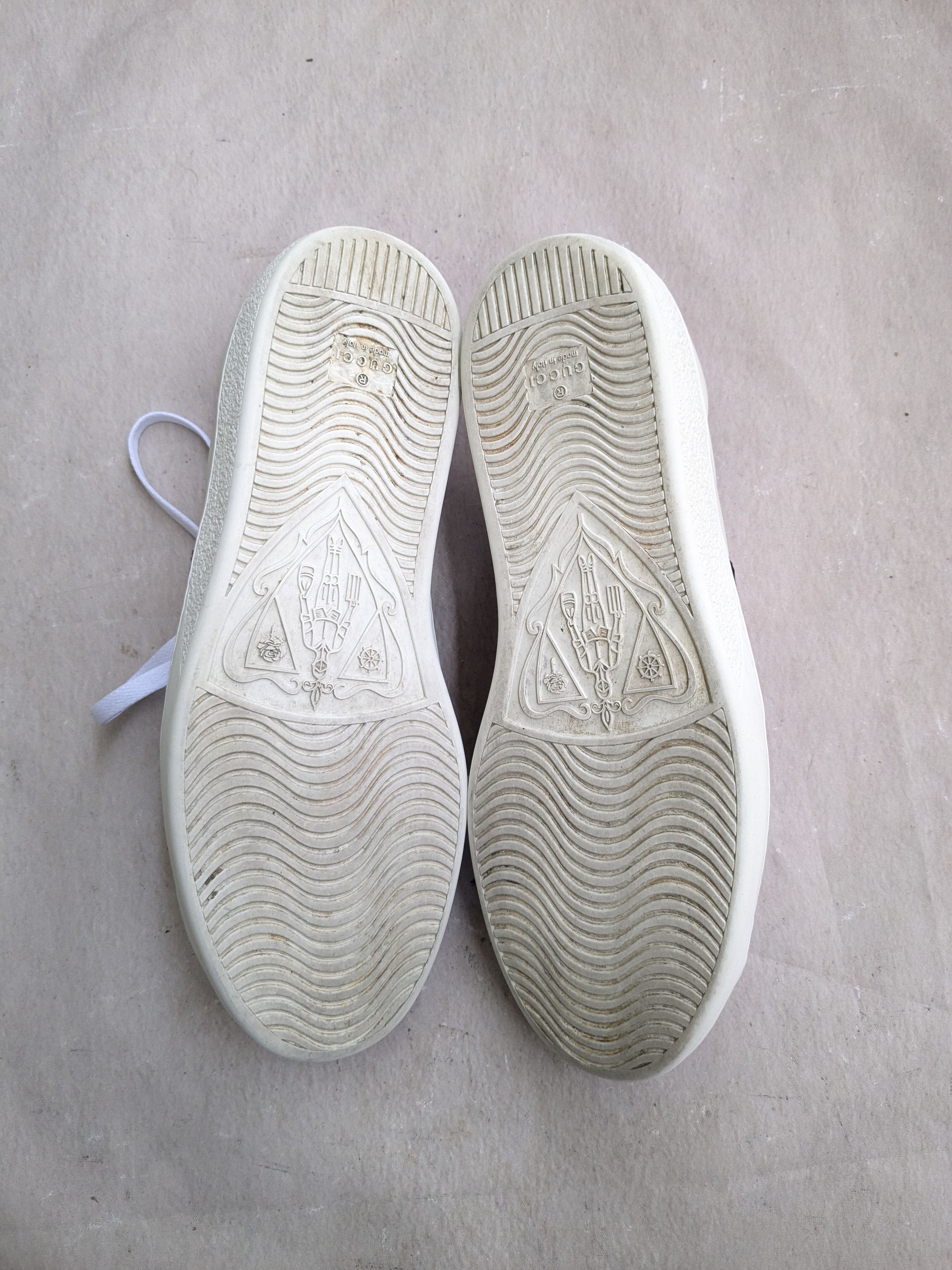Gucci Gucci Ace Sneakers White 9.5 White Low Tops 386750 Size US 9.5 / EU 42-43 - 13 Thumbnail