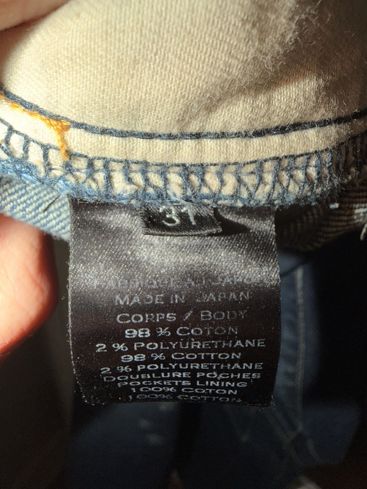 Balmain Balmain Biker Denim MIJ 31 Size US 31 - 5 Thumbnail