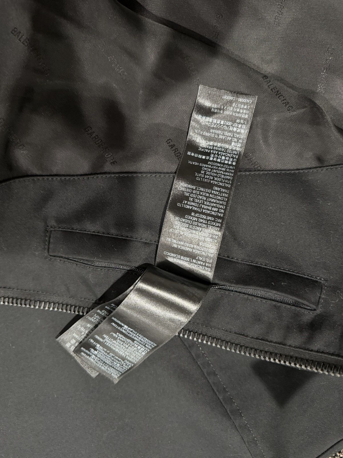 Balenciaga Balenciaga Demna Oversize Cotton-Shell Black Basebal Jacket Size US M / EU 48-50 / 2 - 14 Thumbnail