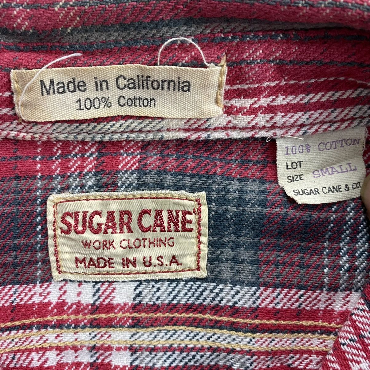 Japanese Brand × Sugar Cane × Toyo Enterprises Vinatage Sugar Cane USA Red Plaid Flannel Shirt Size US S / EU 44-46 / 1 - 4 Thumbnail