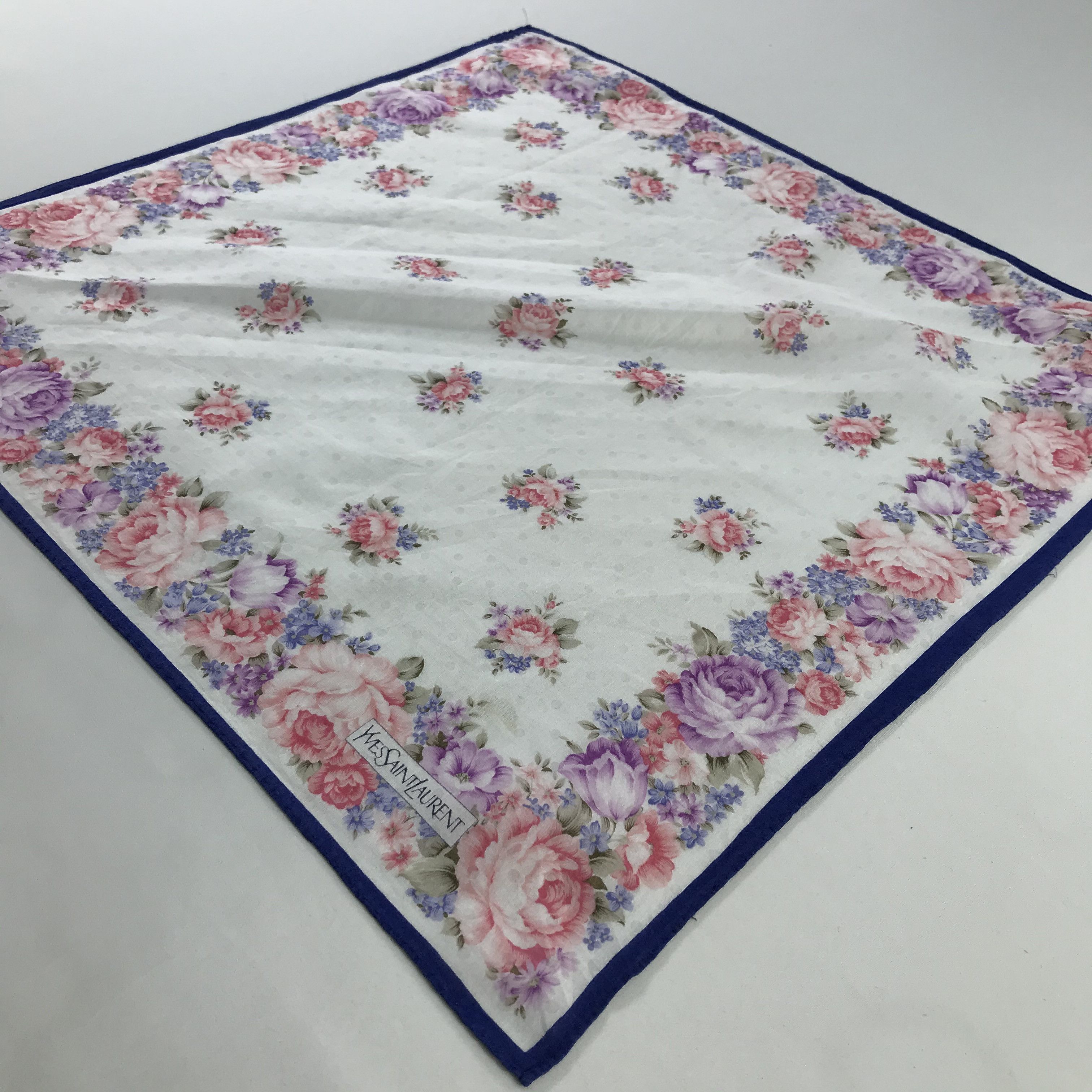 Vintage × Yves Saint Laurent Yves Saint Laurent Bandana / Handkerchief /Neckerchief -S596 Size ONE SIZE - 2 Thumbnail