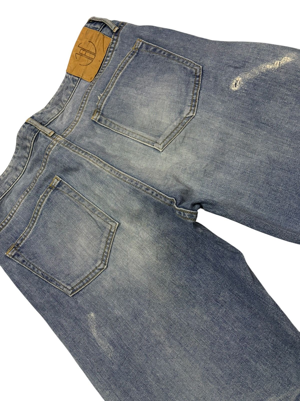 Japan Blue Vtg JBJ Japan Blue Jeans Sunset Distressed Blue Wash Jeans Size US 32 / EU 48 - 6 Thumbnail