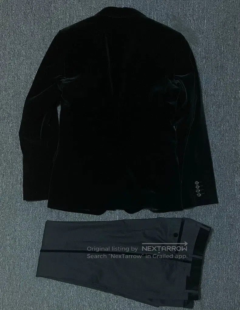 Dolce & Gabbana Dolce Gabbana Velvet Suit Set. Size US 44 / EU 60 - 3 Thumbnail