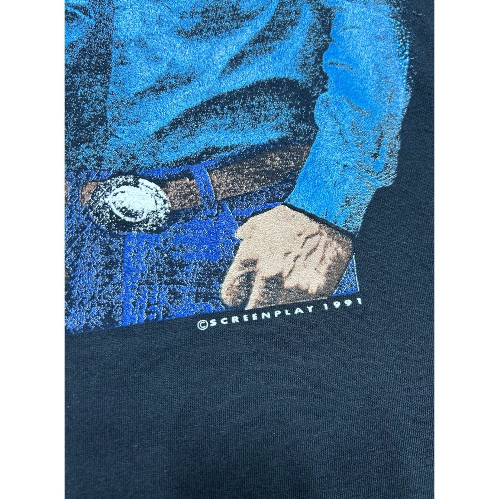 Vintage VINTAGE 90s Screen Stars T-Shirt Taylor Brothers Country Music XXL Black Mens Size US XXL / EU 58 / 5 - 3 Thumbnail