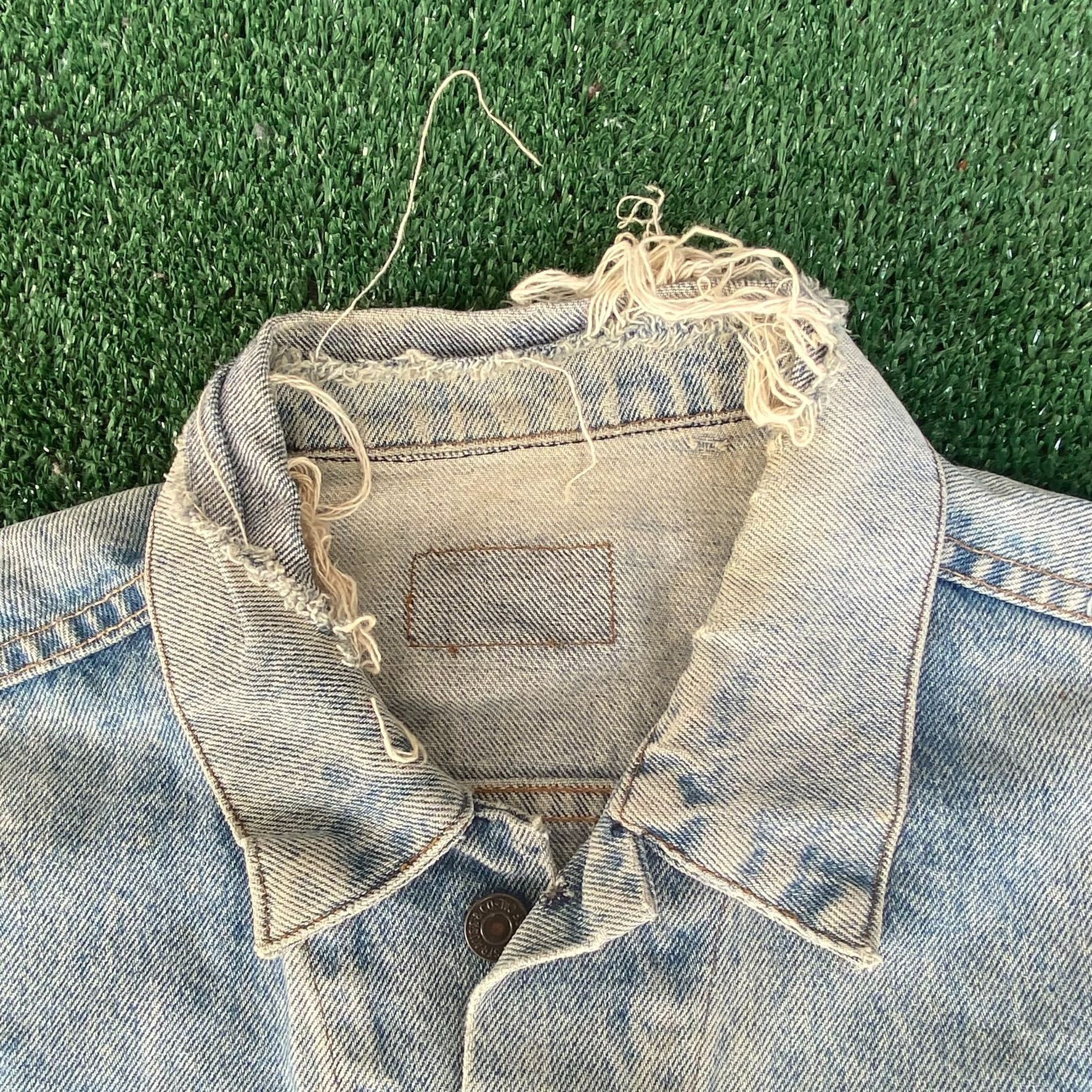 Levi's Vintage 90s Levi's Trucker Jacket Punk Denim Jean Jacket Size US M / EU 48-50 / 2 - 4 Thumbnail