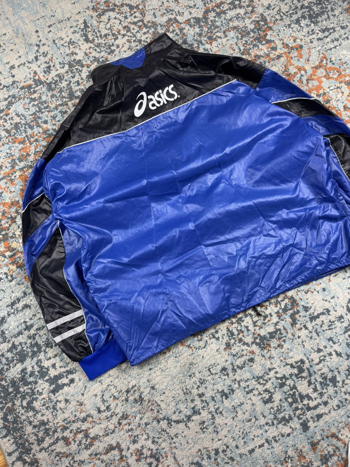 Other Vintage 90s ASICS baggy tracksuit set jacket and pants Size US XXL / EU 58 / 5 - 3 Thumbnail