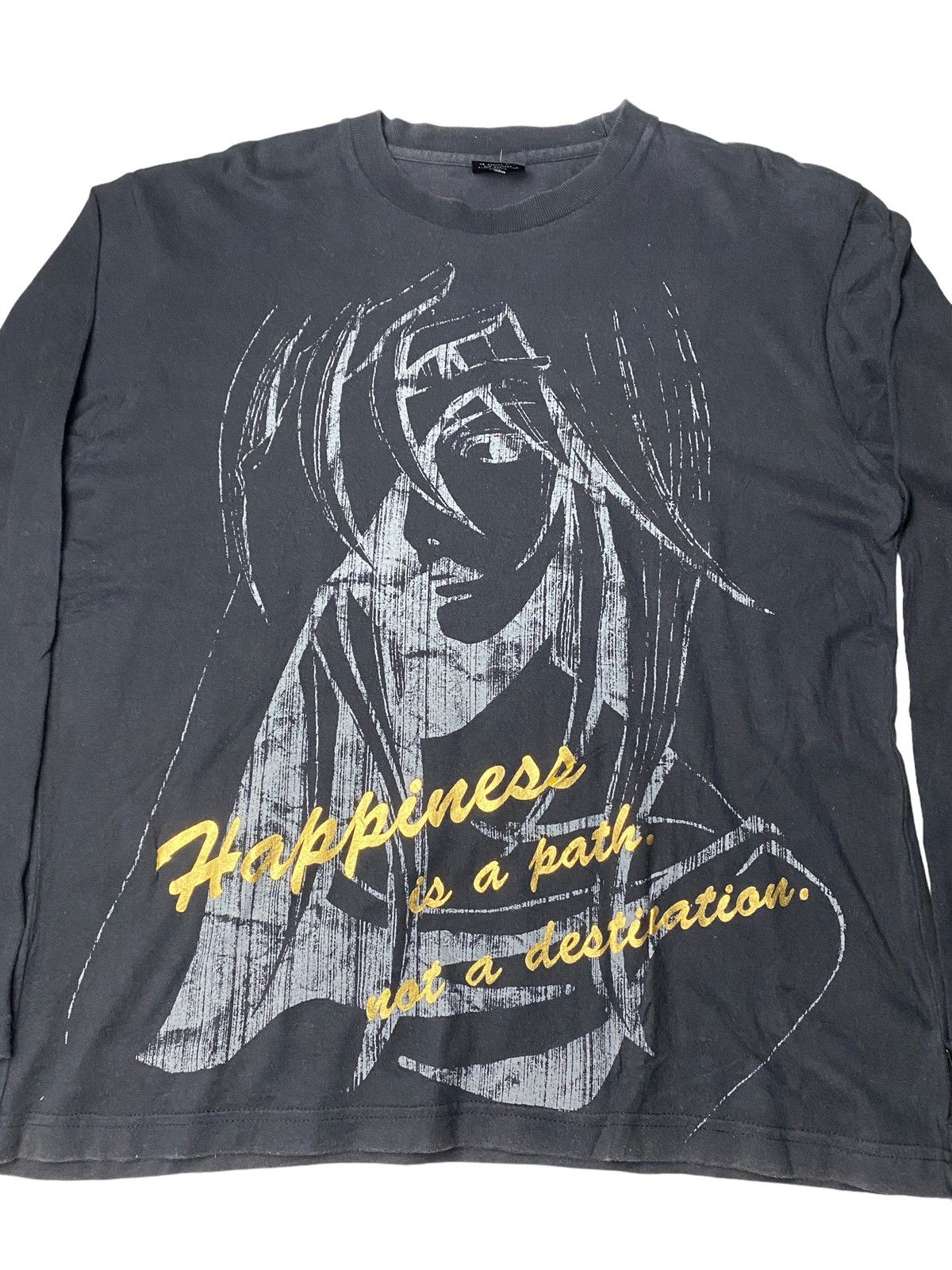 Hysteric Glamour 2000's Space Opera Poem Punk Girl Longsleeve Size US L / EU 52-54 / 3 - 2 Thumbnail