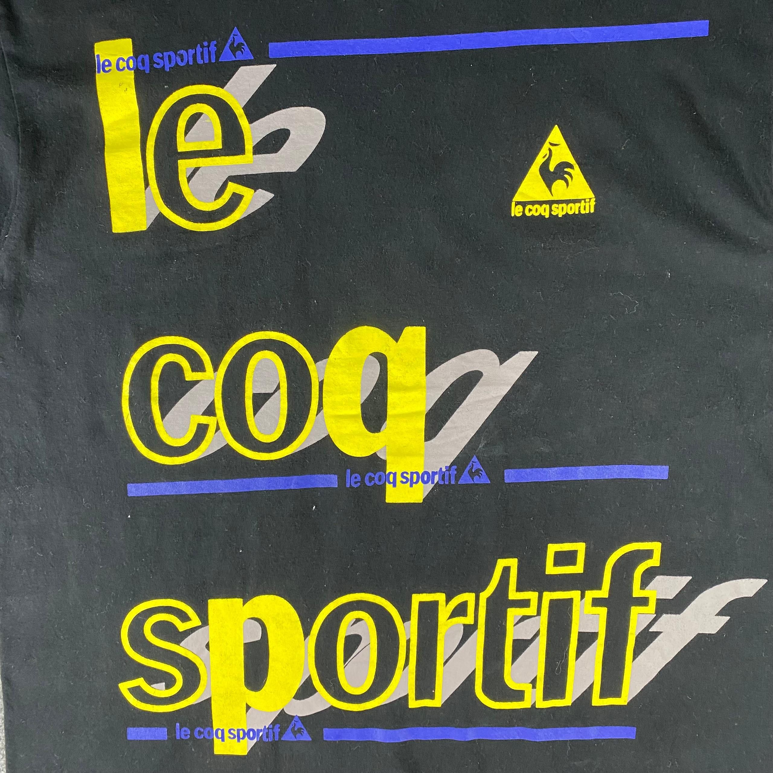 Le Coq Sportif Vintage Le Coq Spotif Spell Out Tshirt Size US L / EU 52-54 / 3 - 6 Thumbnail