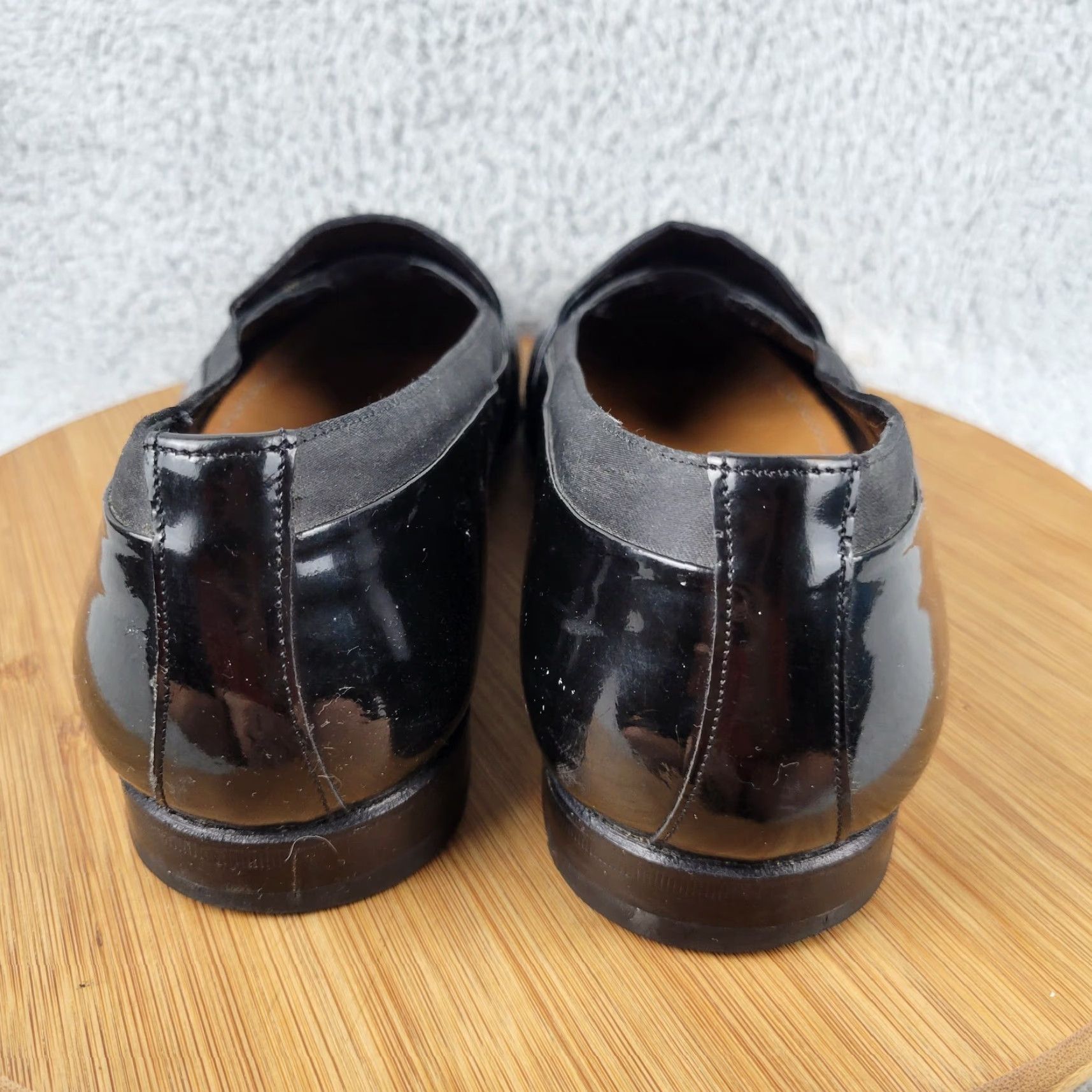 Mezlan Dress Loafers Mens 10.5 Black Patent Leather From 