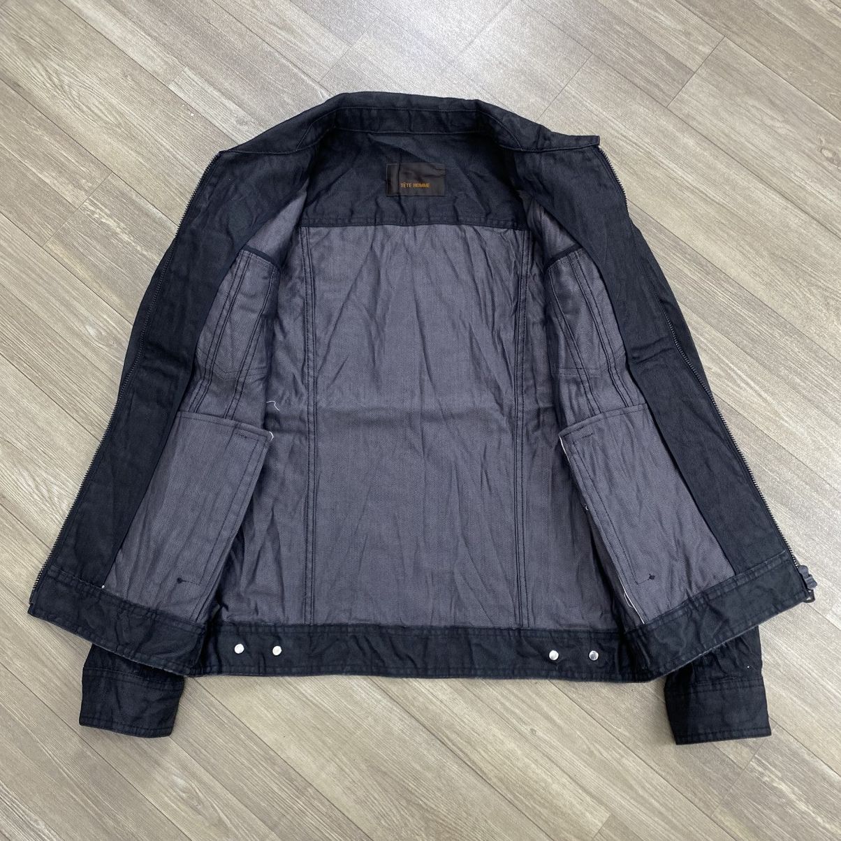 Tete Homme Issey Miyake Tete Homme Tactical Multipocket Denim Jacket Size US M / EU 48-50 / 2 - 6 Thumbnail