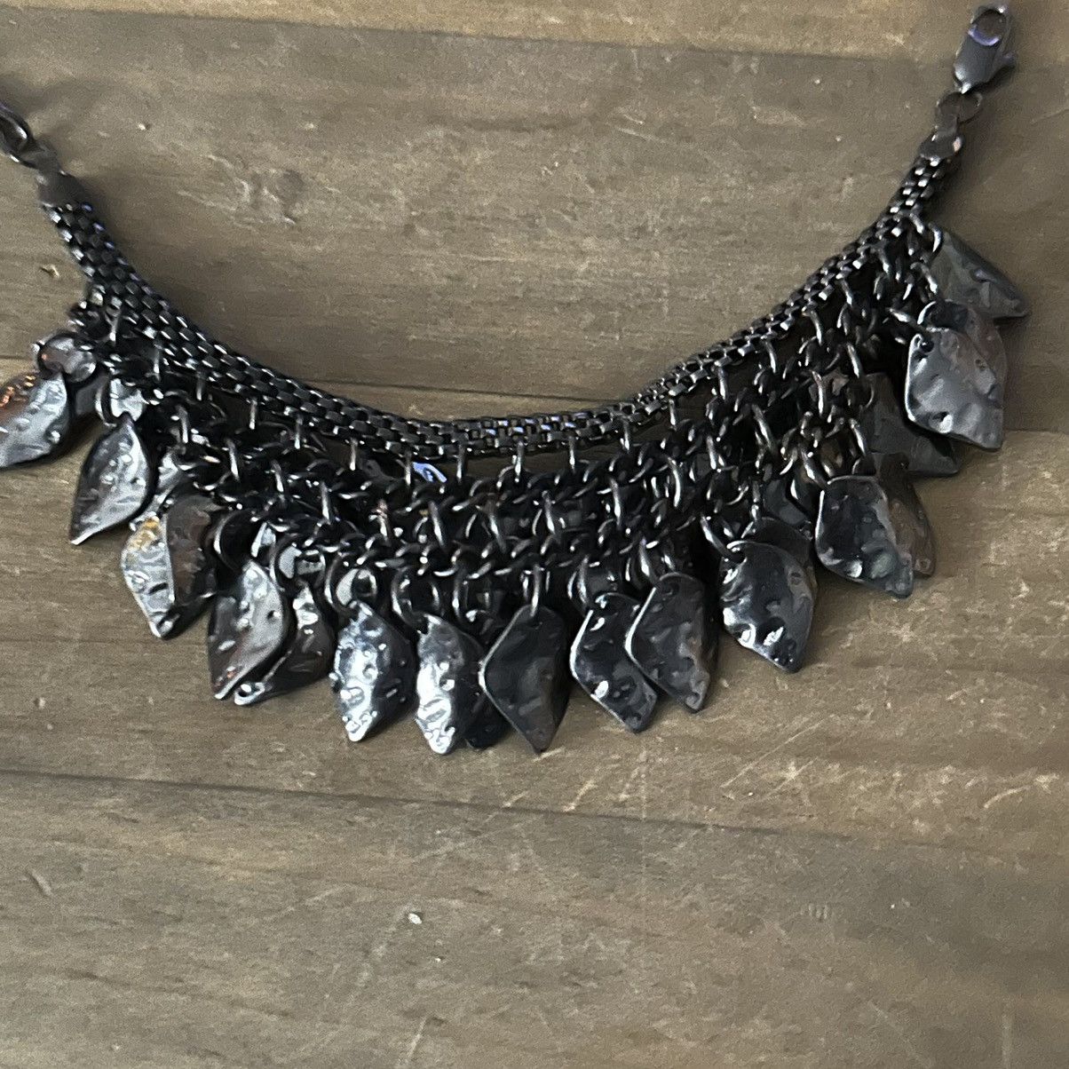 Other Gunmetal dangle leaves cha cha bracelet Size ONE SIZE - 4 Thumbnail