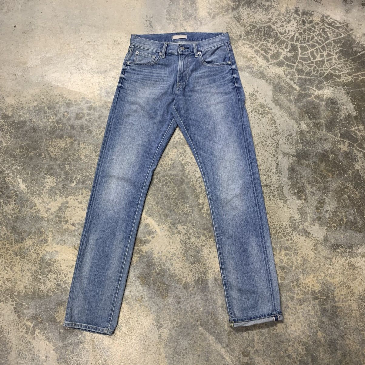 Japanese Brand × Uniqlo × Vintage Uniqlo Selvedge light wash nice faded denim Size US 28 / EU 44 - 1 Thumbnail