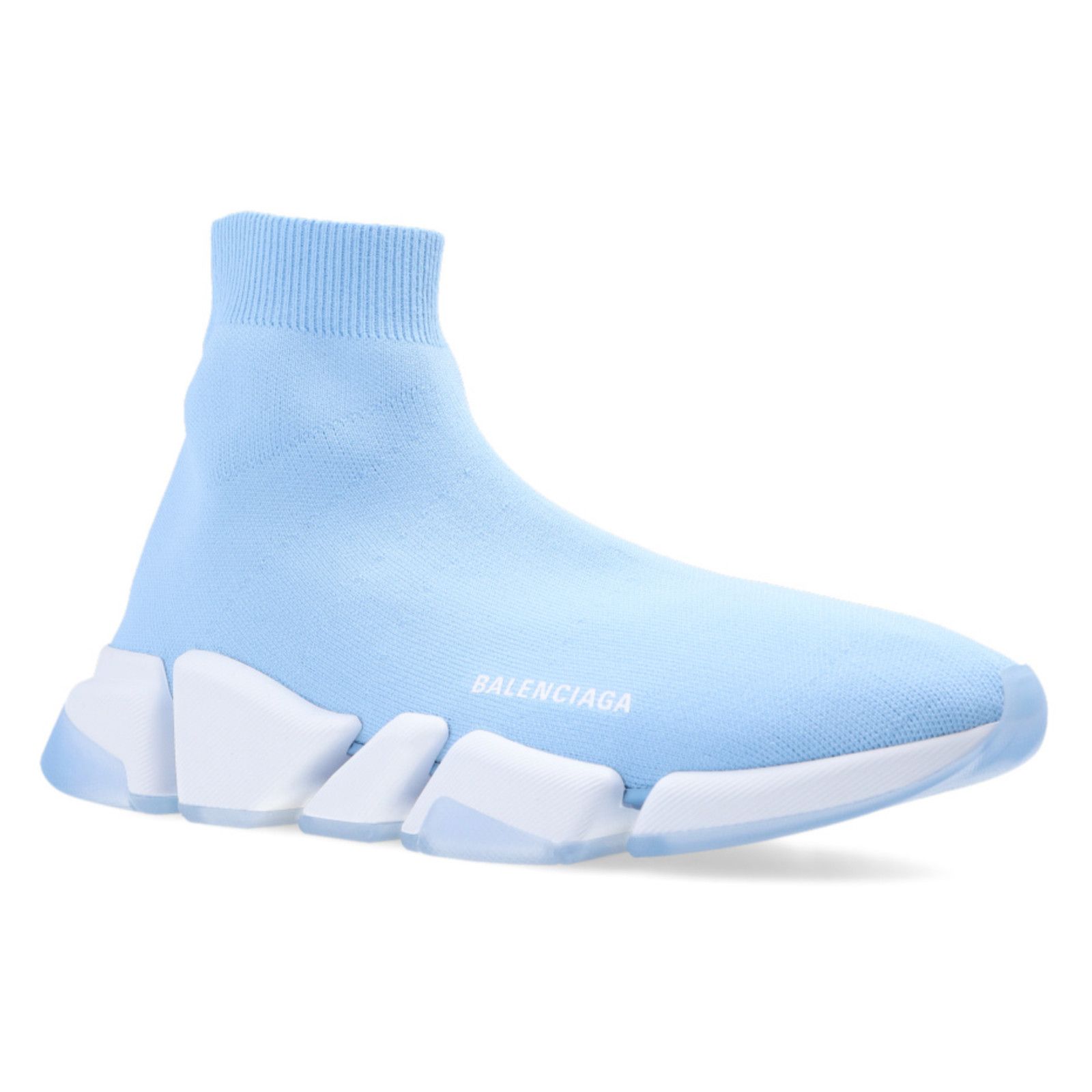 Balenciaga Balenciaga Mens Speed 2.0 Sock Blue White High Top Size US 14 / EU 47 - 4 Thumbnail