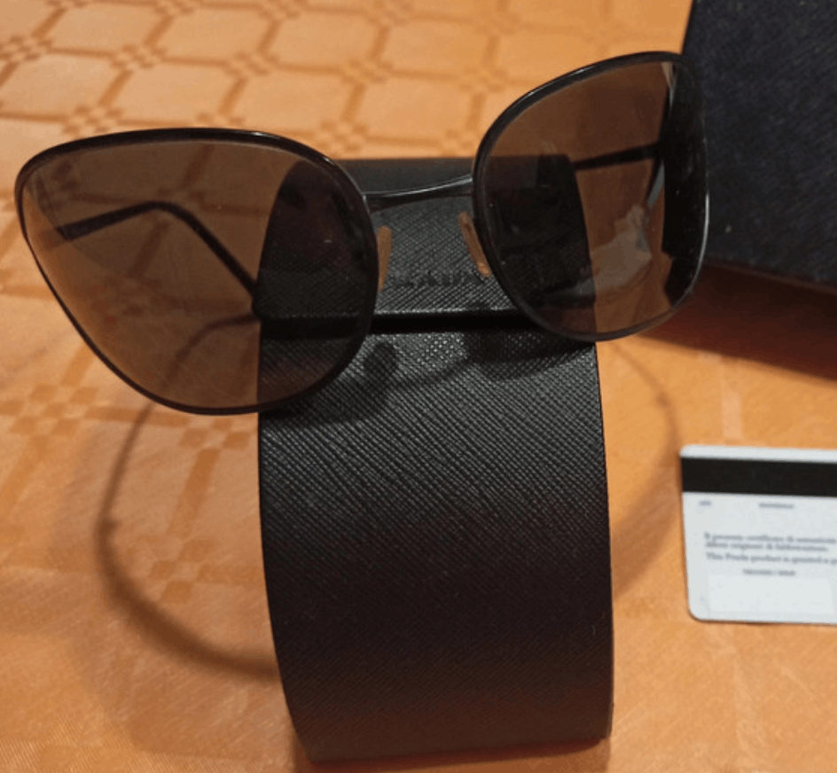 Prada PRADA Sunglasses SPR 58E 2004 Star Mask Fire Chrome Silver Size ONE SIZE - 2 Thumbnail