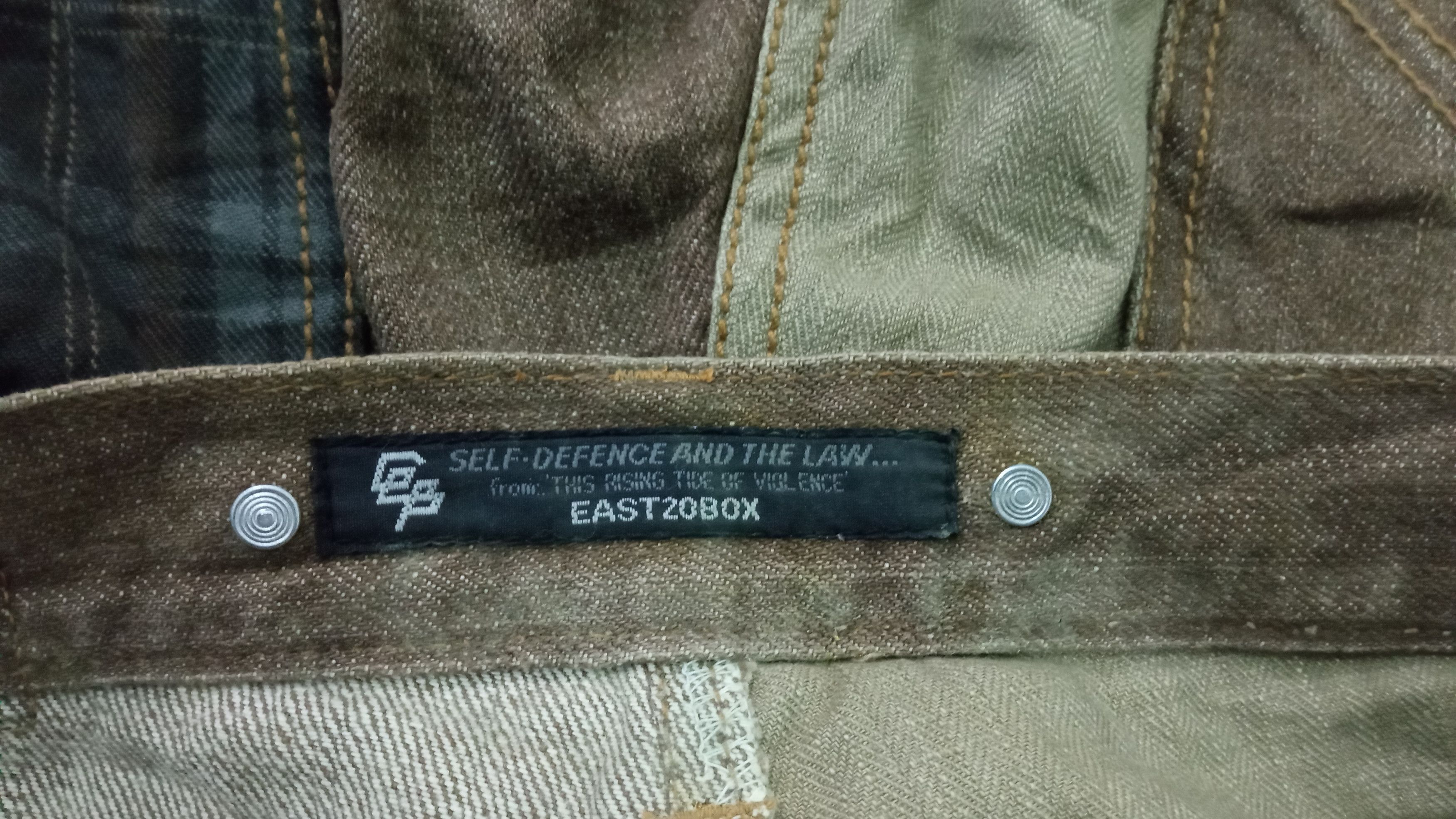 Japanese Brand × Vintage 🔥🔥TETB The East Twenty Box Two Tones Colour Pants Size US 31 - 20 Thumbnail