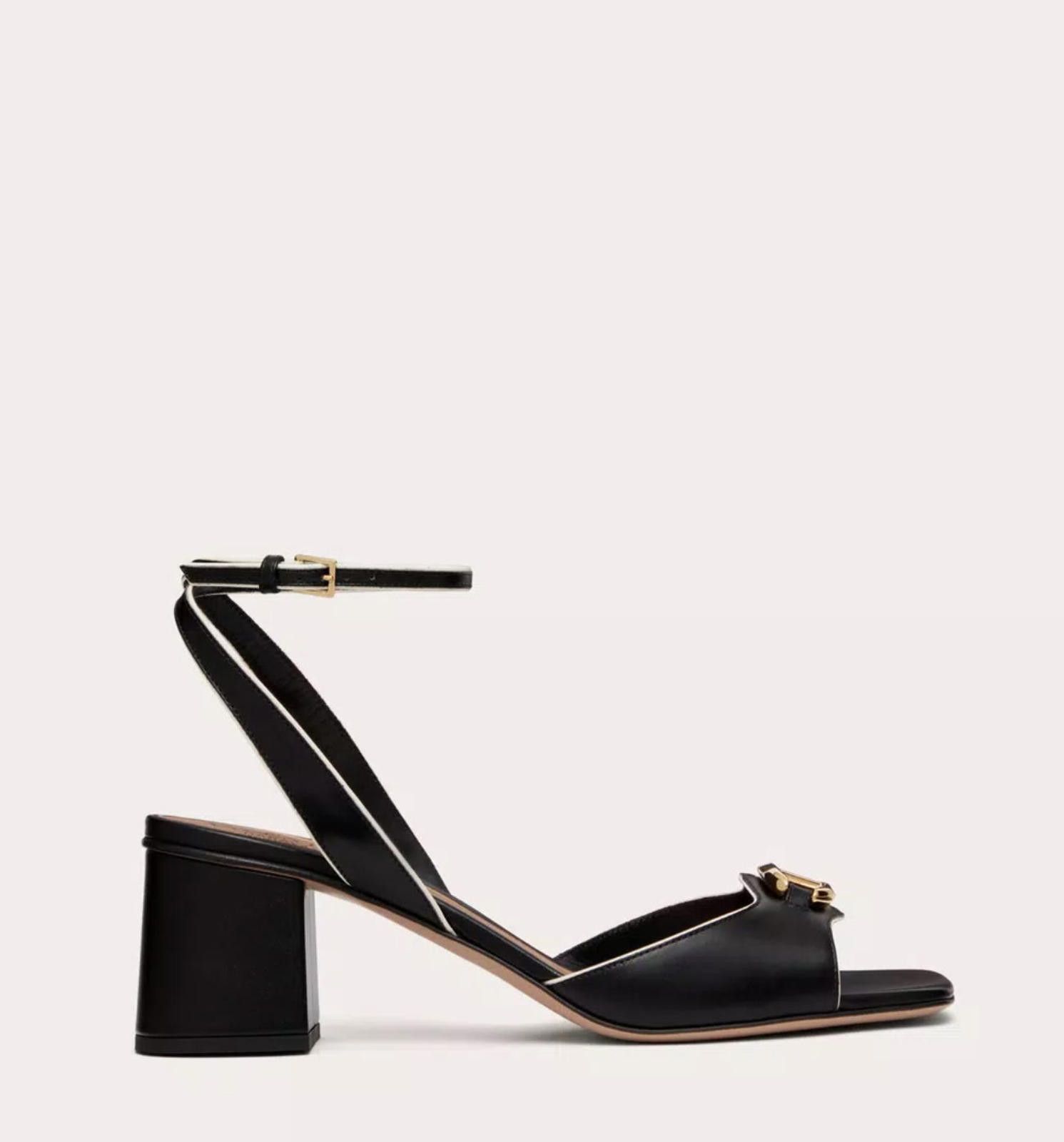 Other Valentino V-Logo Leather Sandal Size US 7.5 / IT 37.5 - 1 Thumbnail