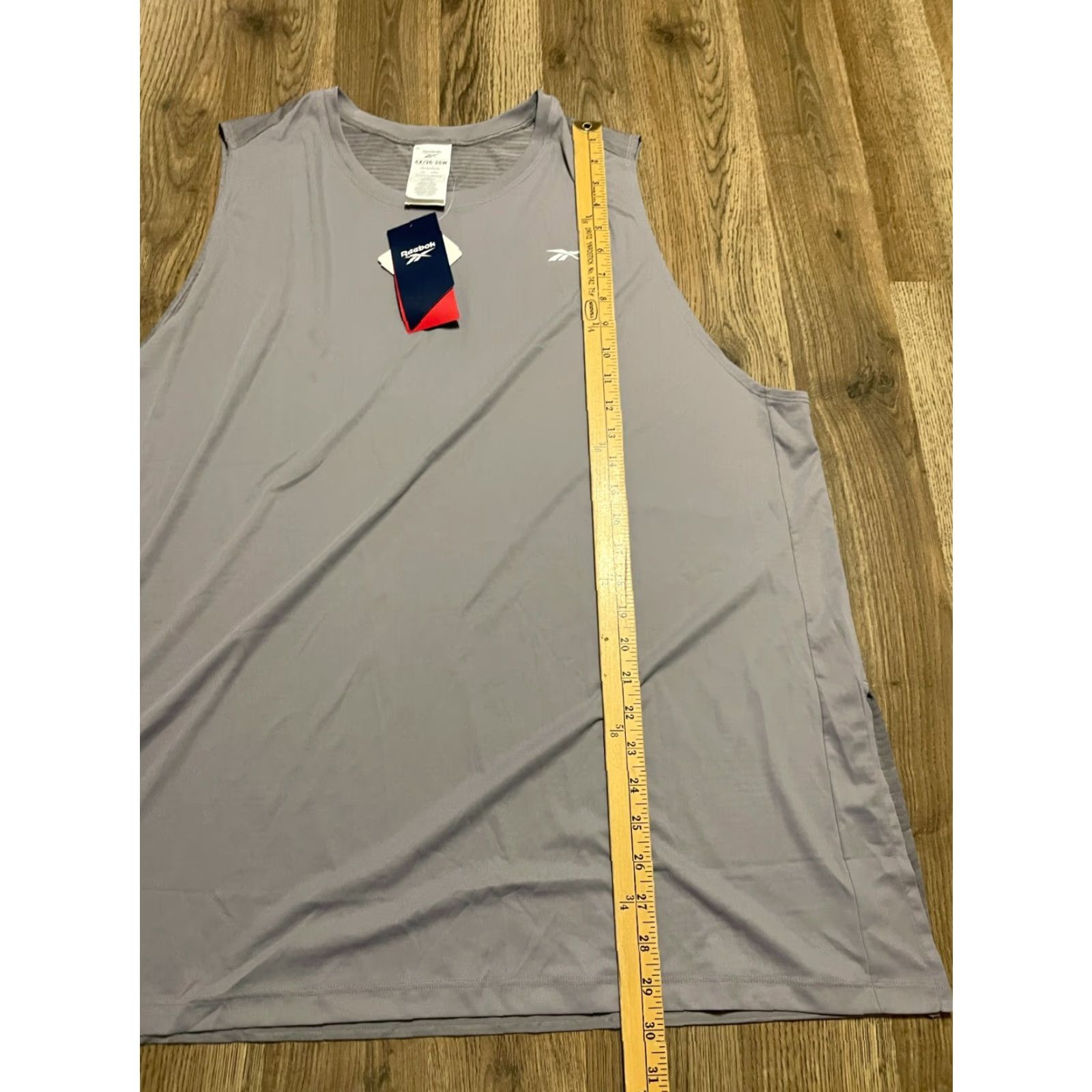 Reebok Reebok Tank Top, Women 4X, Gray, Speedwick, Sleeveless Size XXL / US 16-18 / IT 52-54 - 7 Thumbnail