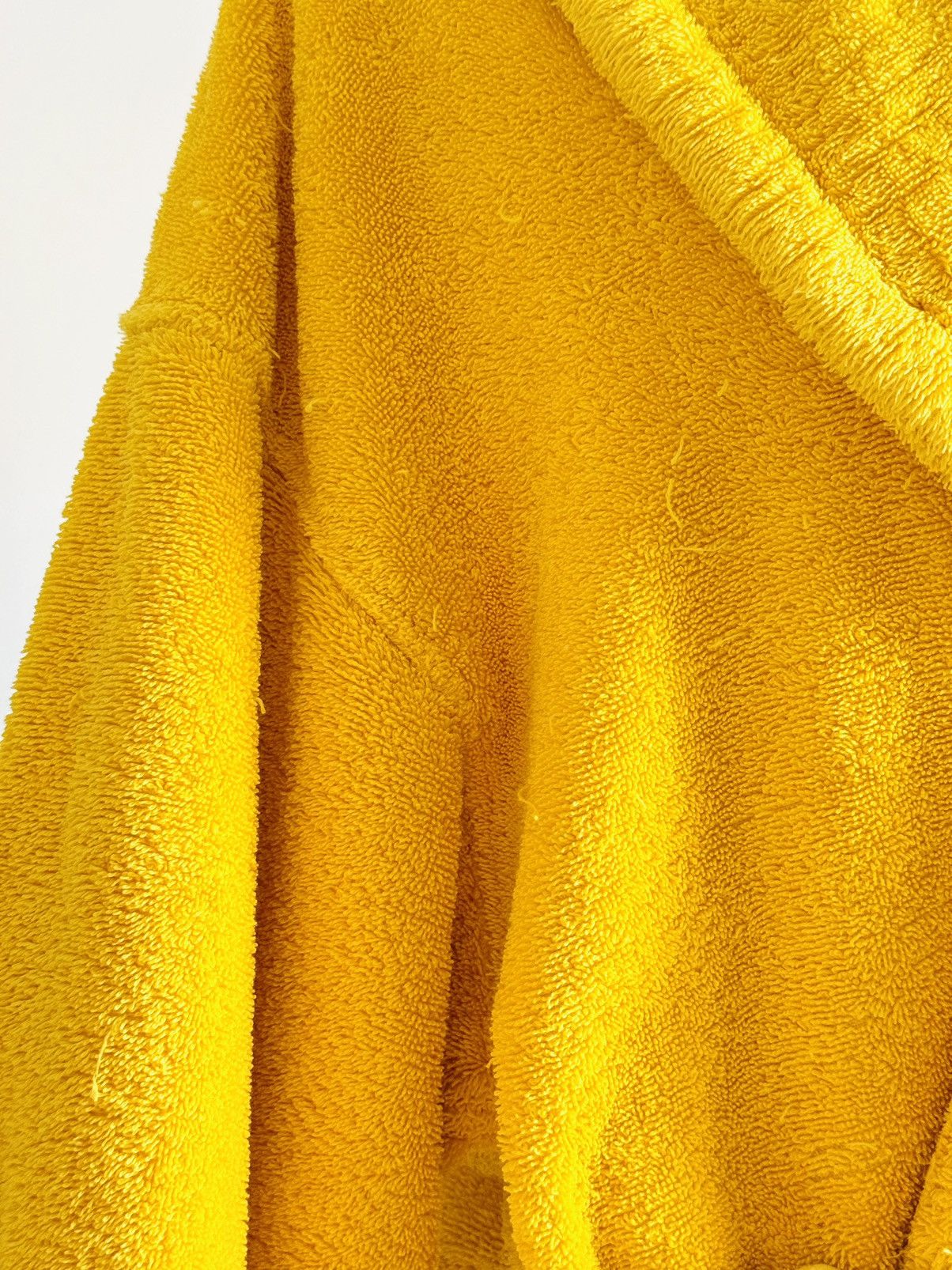 Hermes Vintage Hermes Yellow Terry Robe Sun motif logo embroidered Size ONE SIZE - 11 Thumbnail