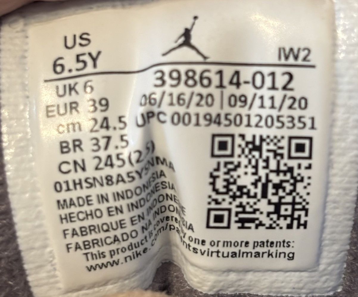Jordan Brand Air Jordan 3 Retro GS 'Cool Grey' 2021 Size US 6.5 / EU 39-40 - 7 Thumbnail