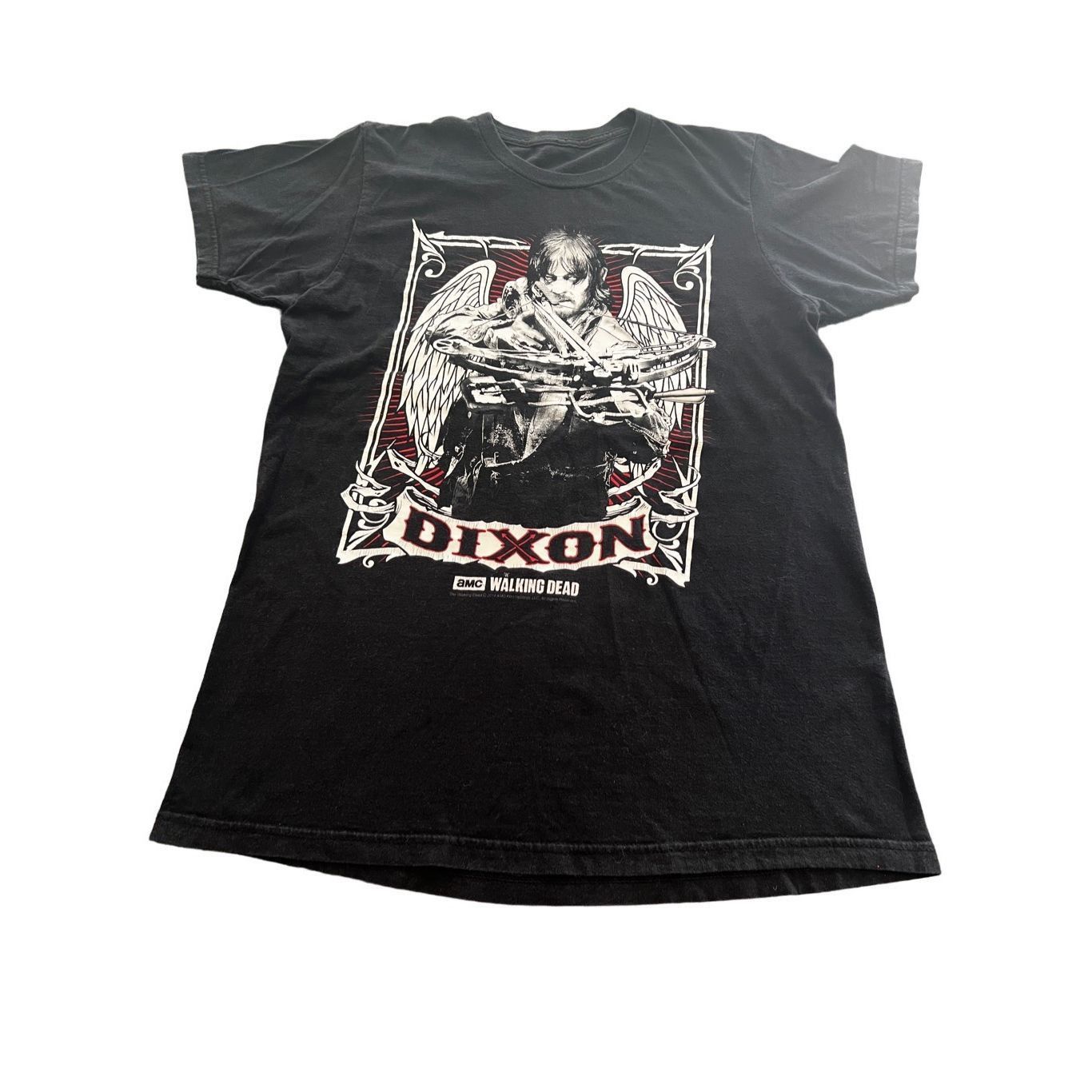 Vintage The Walking Dead Daryl Dixon with Cross Bow TShirt Size US S / EU 44-46 / 1 - 3 Thumbnail