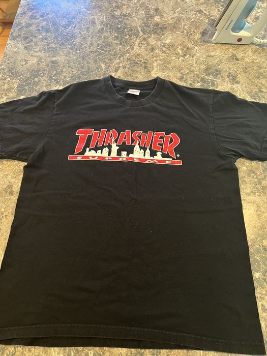 Supreme x best sale thrasher tee