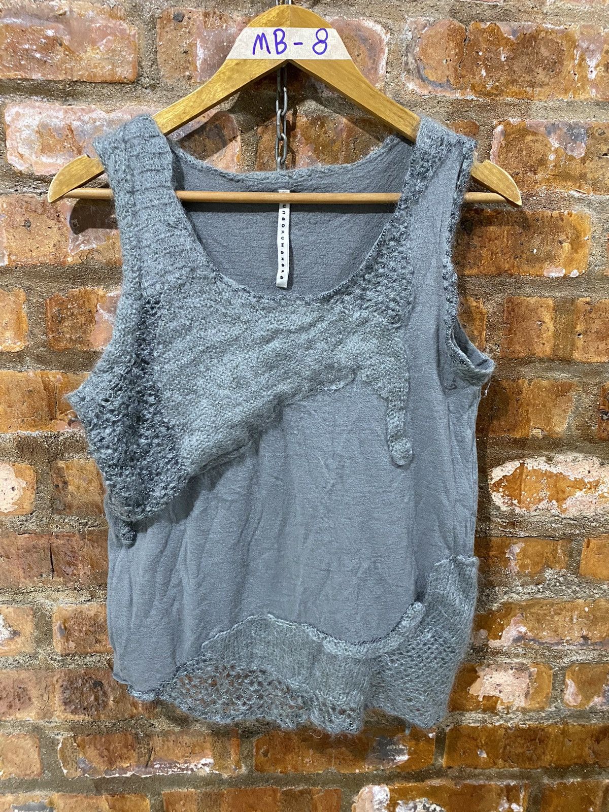 Sunao Kuwahara 2000s Knit Glamours tank Size M / US 6-8 / IT 42-44 - 2 Thumbnail