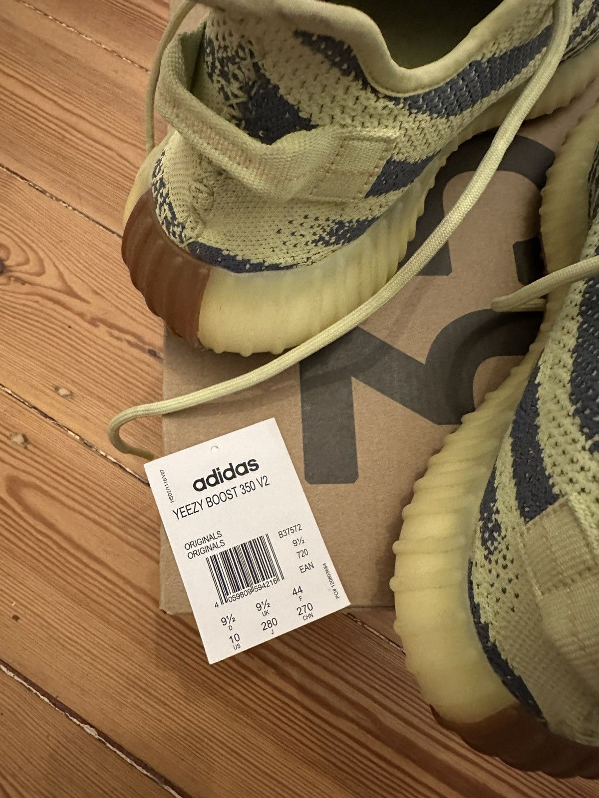 Adidas Adidas Jeezy Boost 350 v2 frozen yellow Size us 10 eu 44 Size US 10 / EU 43 - 9 Thumbnail