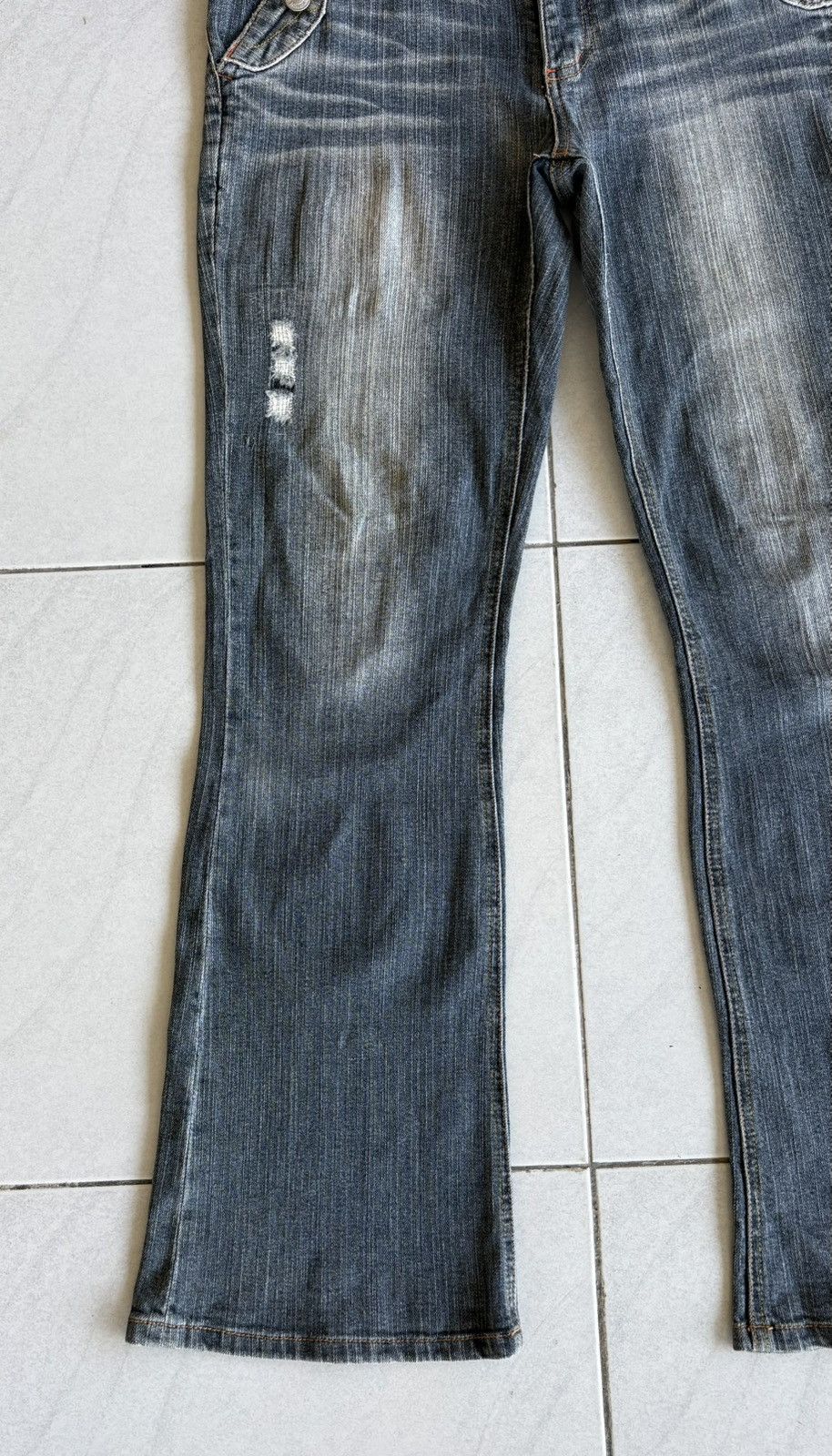 Japanese Brand Japanese Browdwin Johnpionir Flared Jeans Streetwear Denim Size US 32 / EU 48 - 6 Thumbnail
