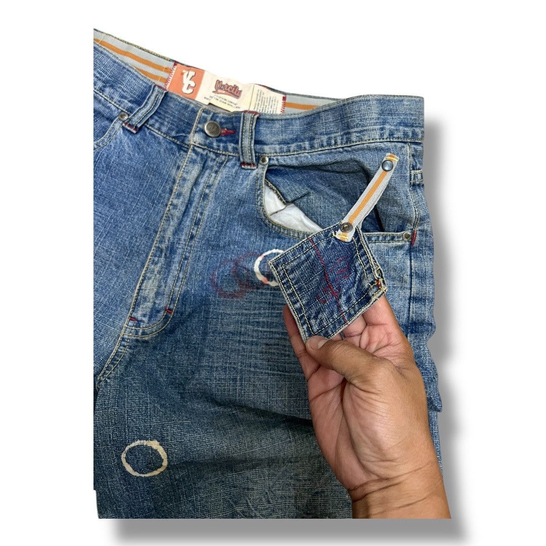 Designer × Japanese Brand VARCITY DISTRESSED JEANS DENIM Size US 34 / EU 50 - 9 Thumbnail