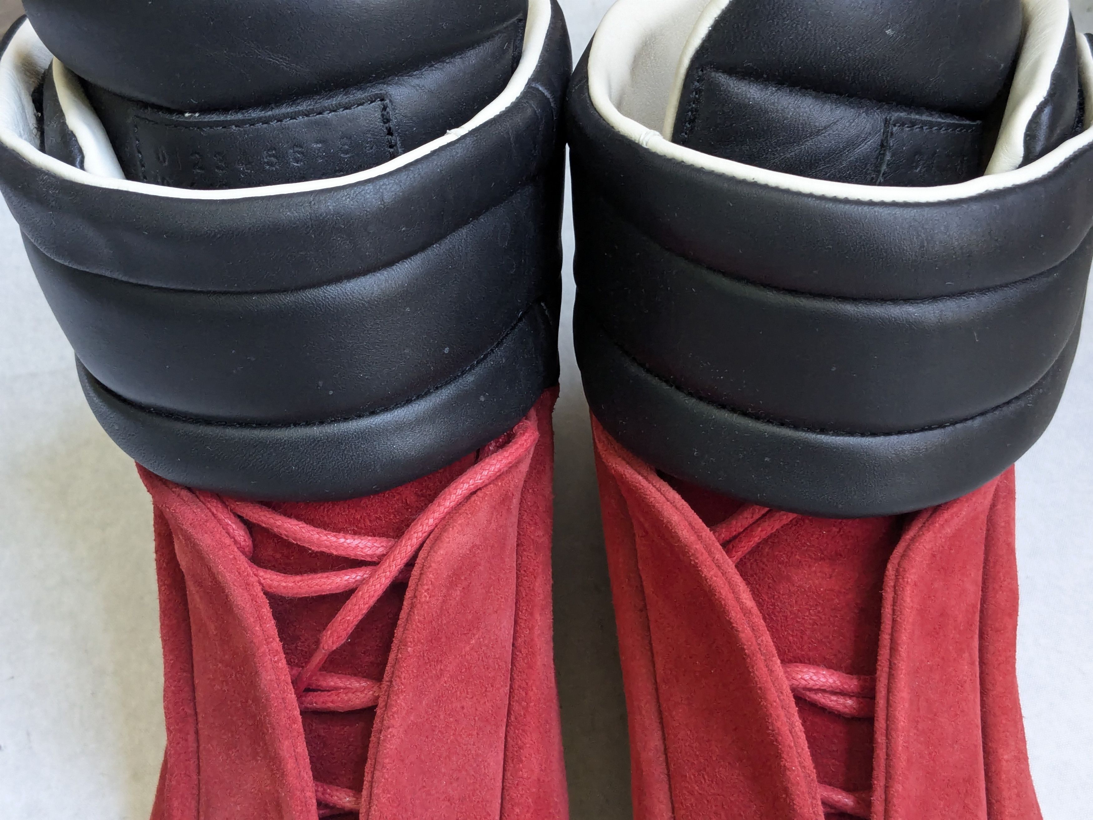 Maison Margiela Maison Margiela Future Red Black 13 46 High Tops Size US 13 / EU 46 - 7 Thumbnail