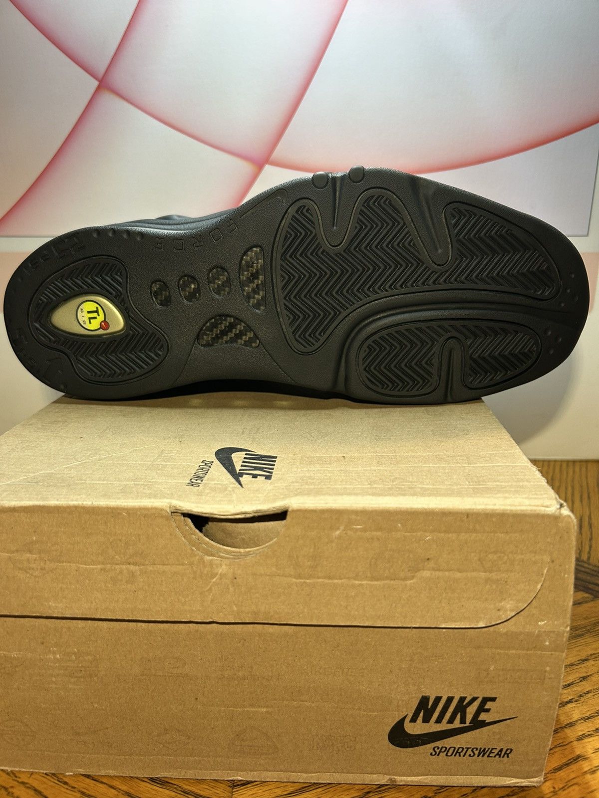 Nike Size 11.5 - Nike Total Air Foamposite Max Black Anthracite Size US 11.5 / EU 44-45 - 9 Thumbnail