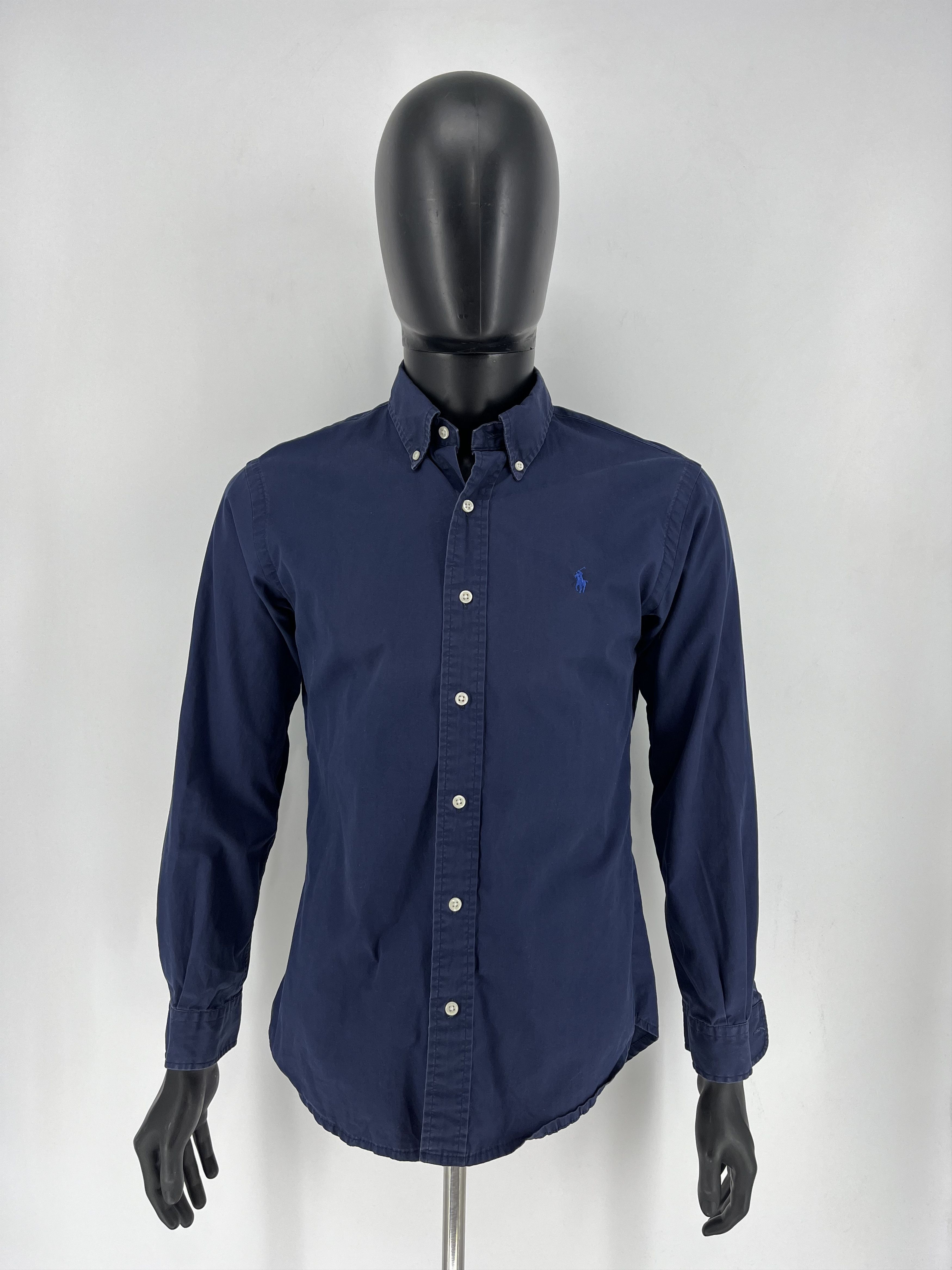 Polo Ralph Lauren Vintage Navy Shirt Polo Ralph Lauren Size M Rare Size US M / EU 48-50 / 2 - 2 Thumbnail