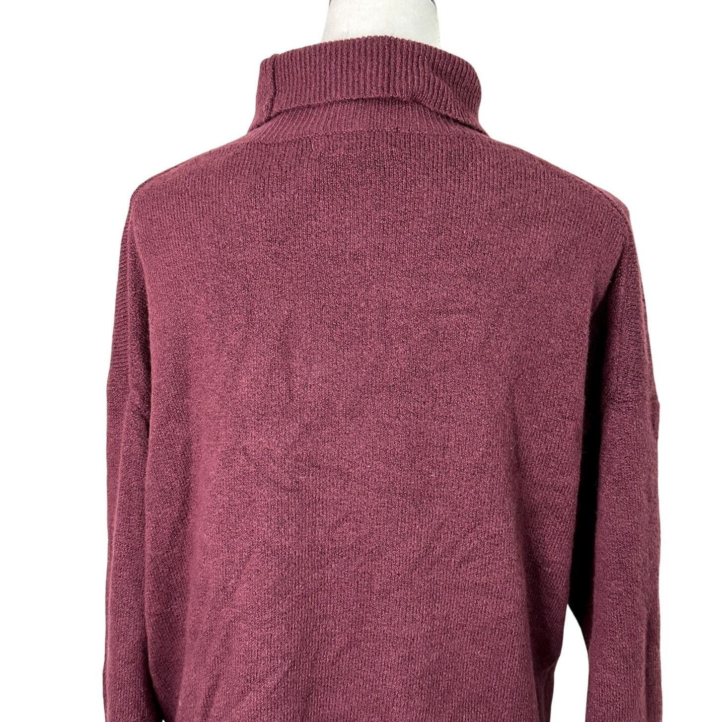 Treasure & Bond Treasure & Bond Sweater Turtleneck Cotton Burgundy W S NWT Size S / US 4 / IT 40 - 6 Thumbnail
