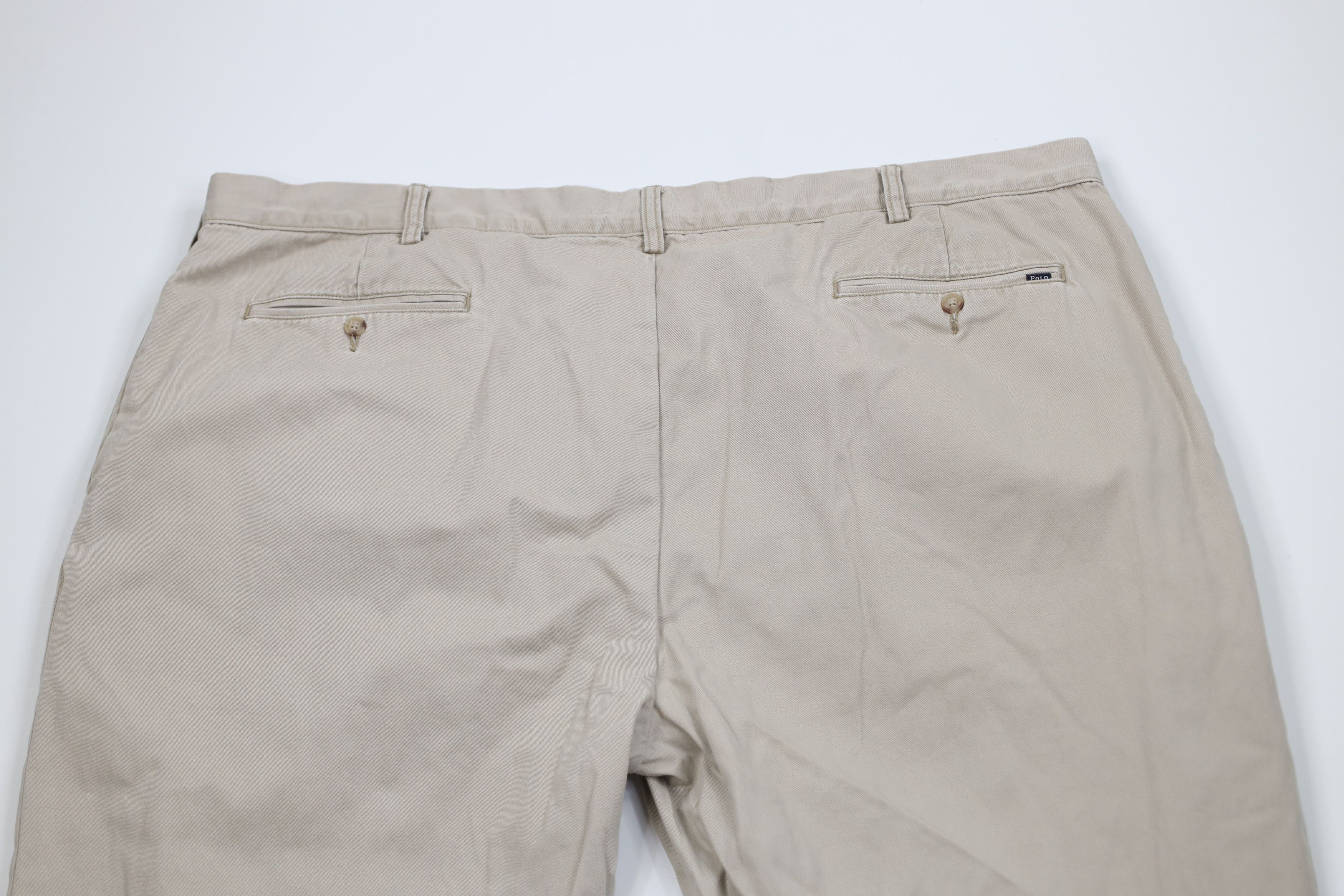 Ralph Lauren Vintage Ralph Lauren Pleated Wide Leg Chino Pants Beige Size US 44 / EU 60 - 11 Thumbnail