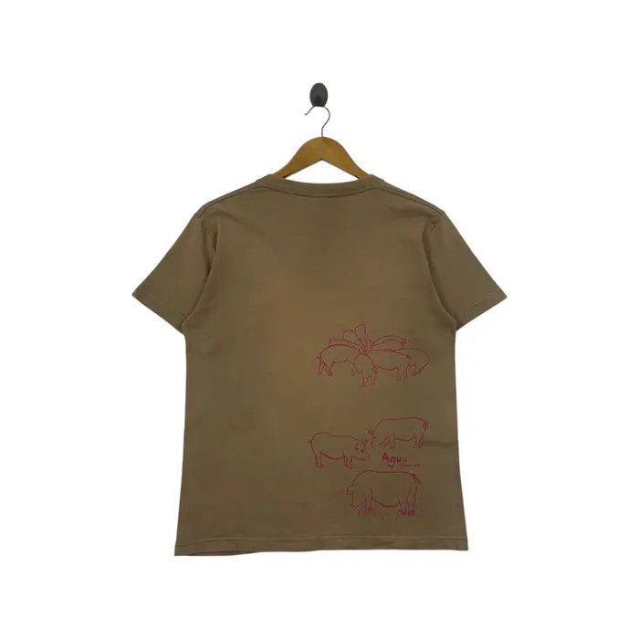 Vintage Vintage HABU BOX ICHIMADIN Buhee Aguu Japan Pig Tee Shirt Size US S / EU 44-46 / 1 - 4 Thumbnail