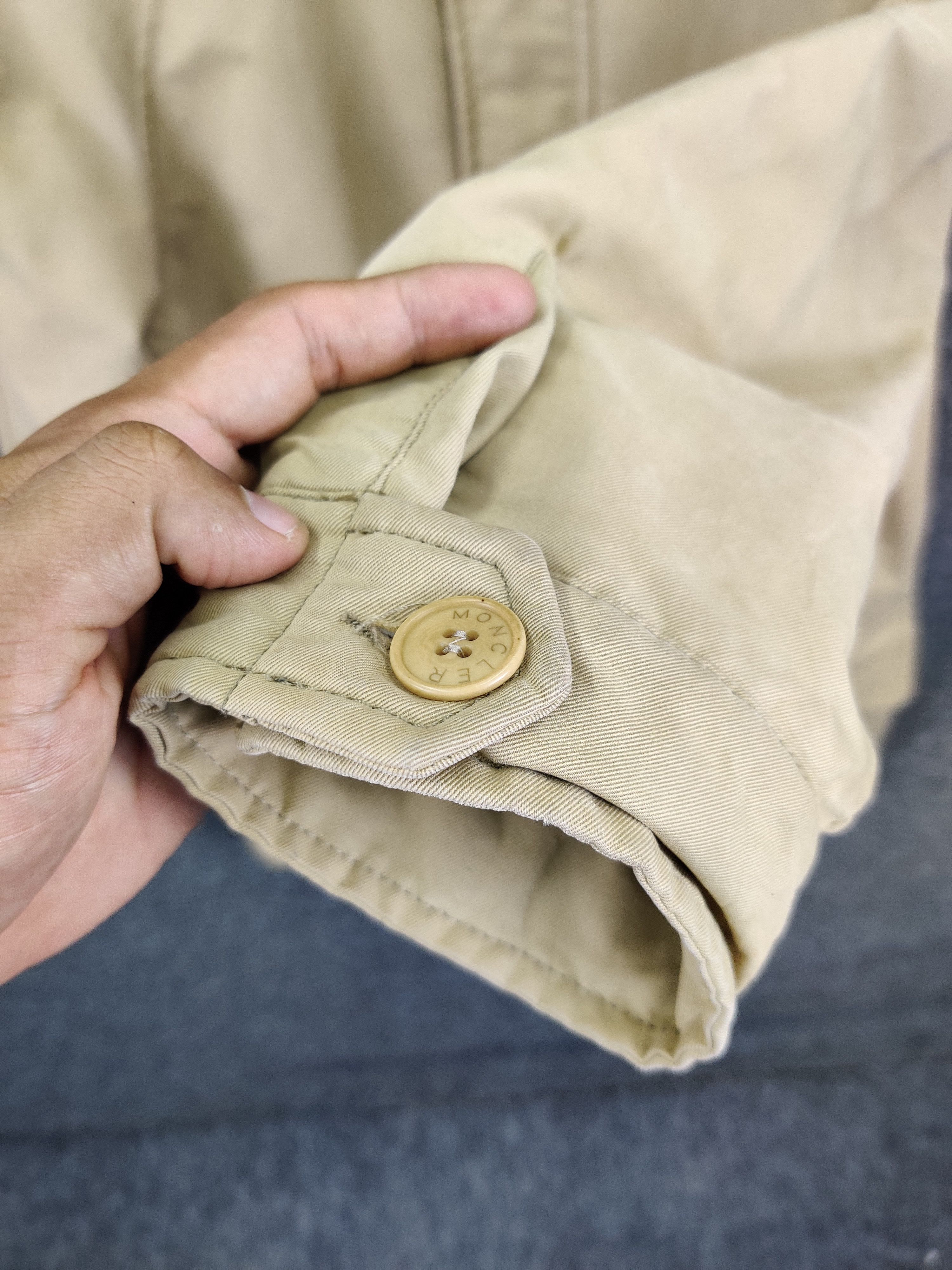 Moncler Vintage Moncler Coat Button Ups Jacket Size US M / EU 48-50 / 2 - 18 Thumbnail