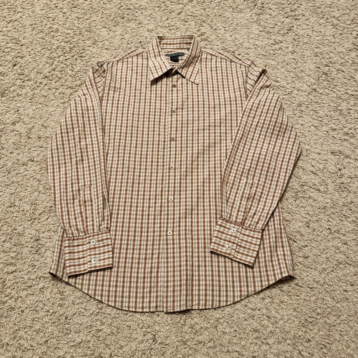 Japanese Brand × John Varvatos JOHN VARVATOS PLAID BUTTON UP! Size US L / EU 52-54 / 3 - 1 Thumbnail