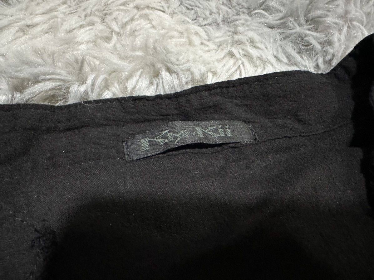 KMRii 🔥Rare Archived Kmrii Linen Shirt Raw Edge Goth Punk Size US XXL / EU 58 / 5 - 13 Thumbnail